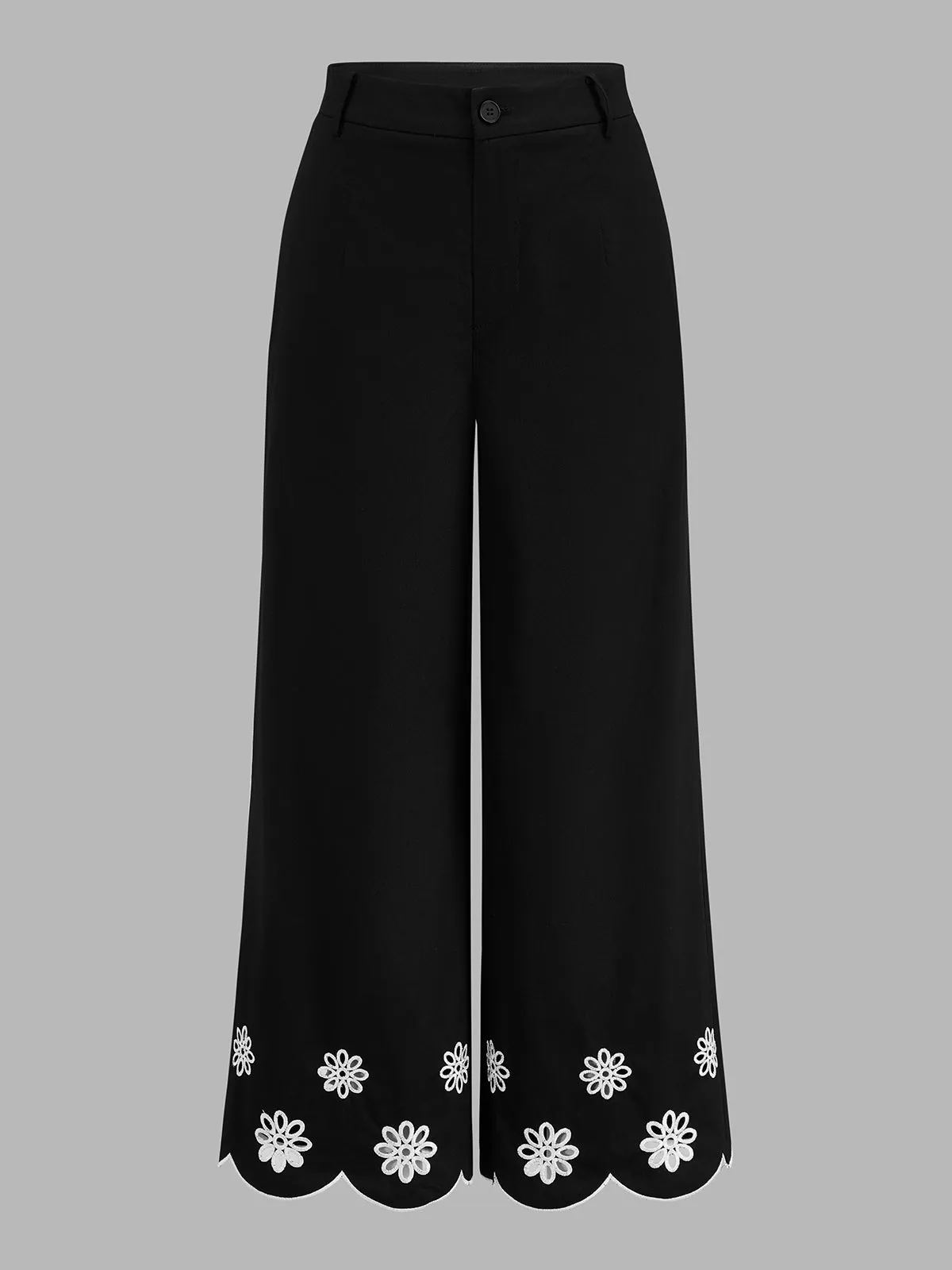 Embroidery Flower Sleeveless Top & Pants Set sold by COMMENSE product image thumbnail 5