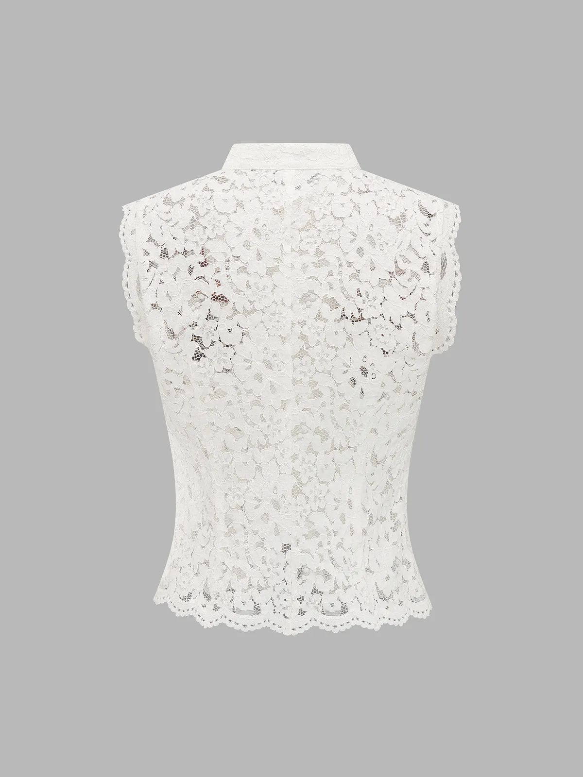 Embroidered Birdsong Lace Top sold by COMMENSE product image thumbnail 3