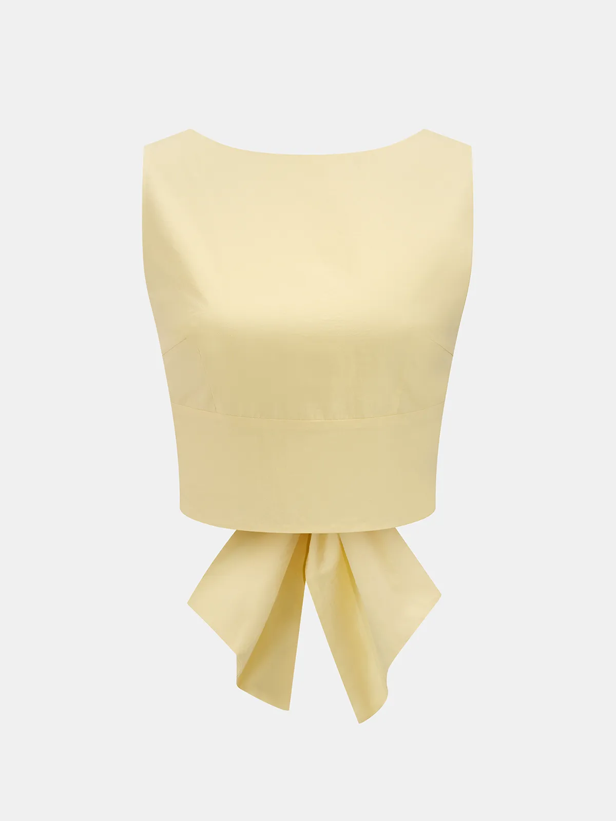 Sleeveless Bow Backless Top & Midi Skirt Set sold by COMMENSE product image thumbnail 2