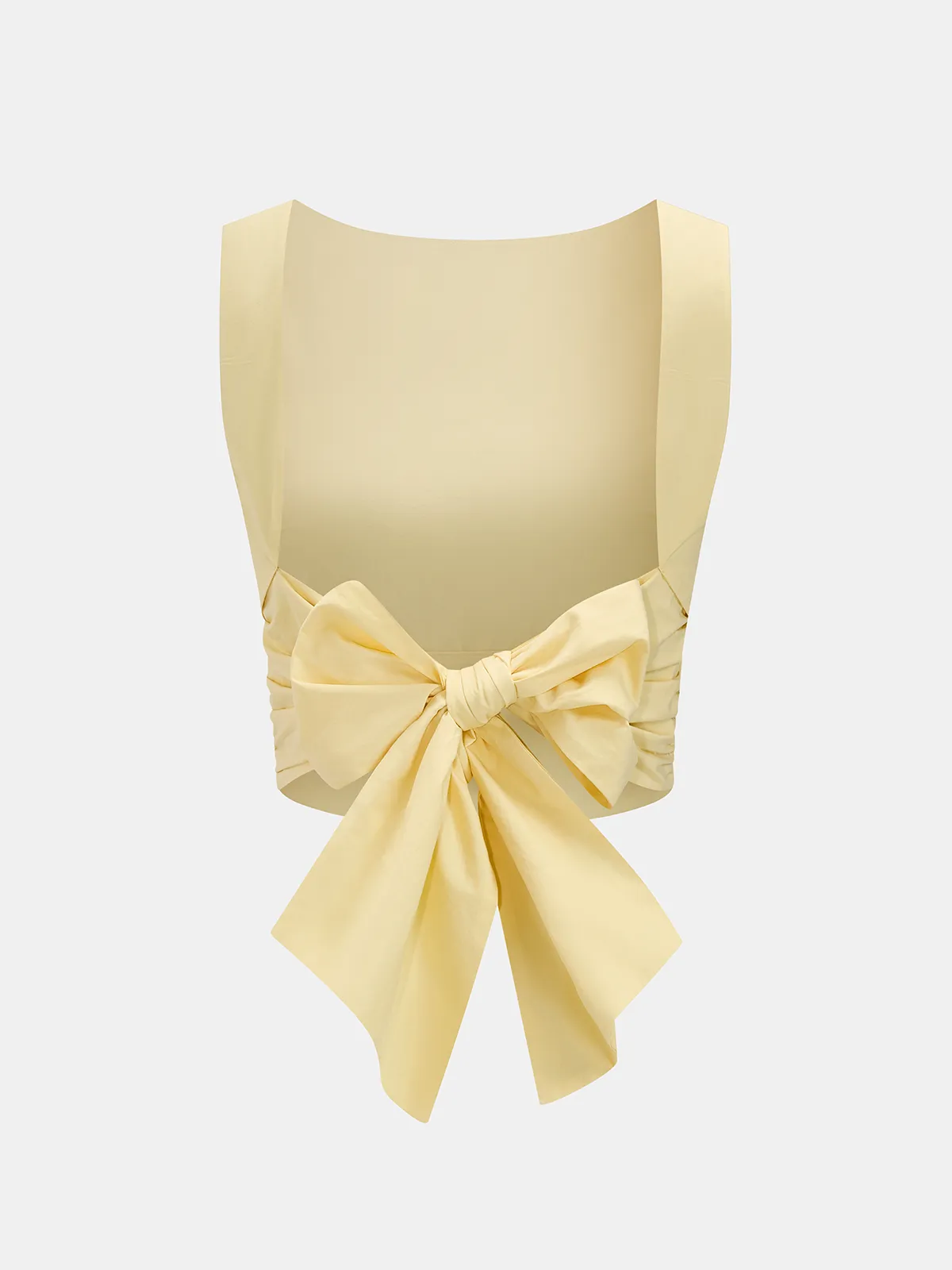 Sleeveless Bow Backless Top & Midi Skirt Set sold by COMMENSE product image thumbnail 3