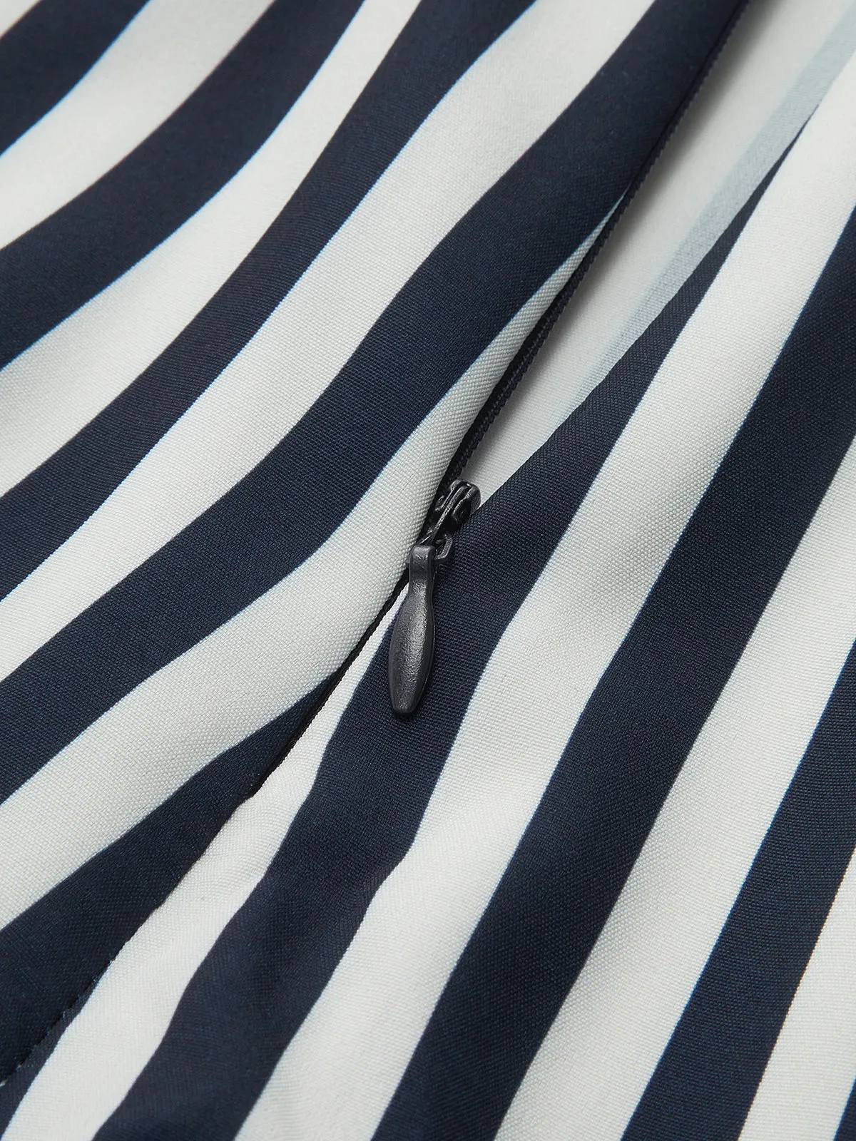 Halter Neck Striped Wide Leg Jumpsuit sold by COMMENSE product image thumbnail 4