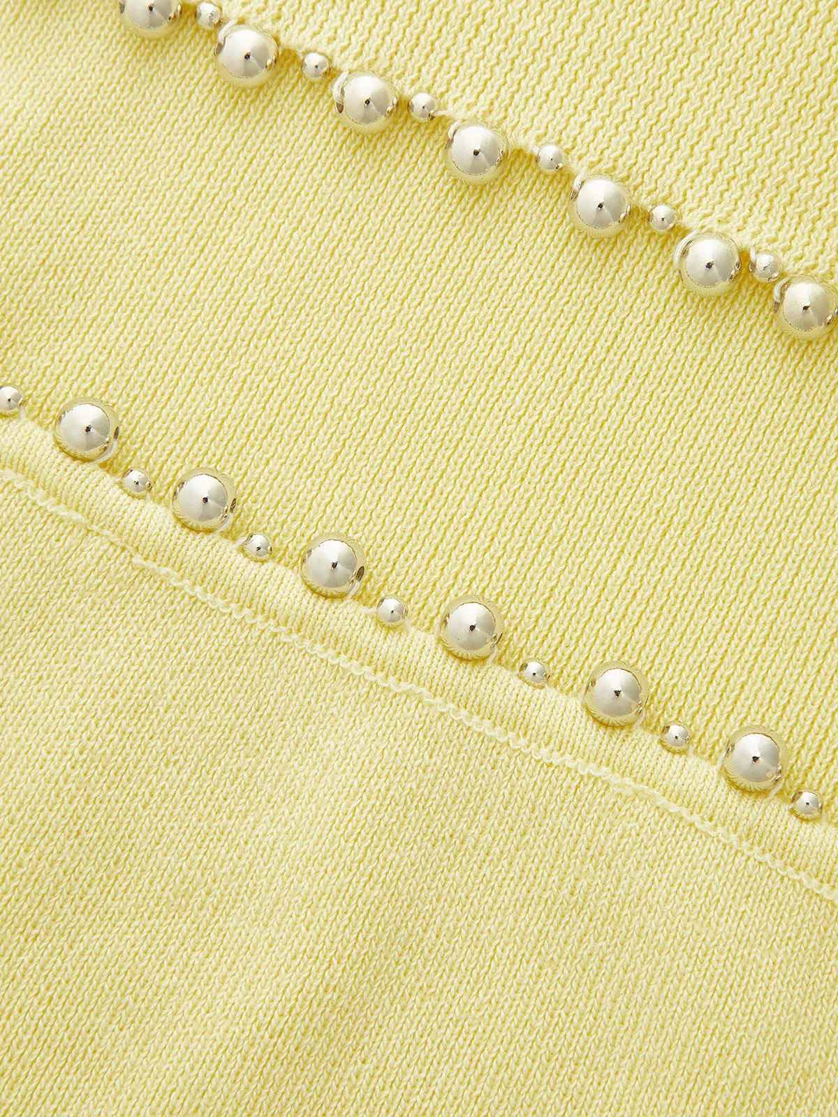 Bead Cutout Ribbed Knit Tank Top sold by COMMENSE product image thumbnail 3