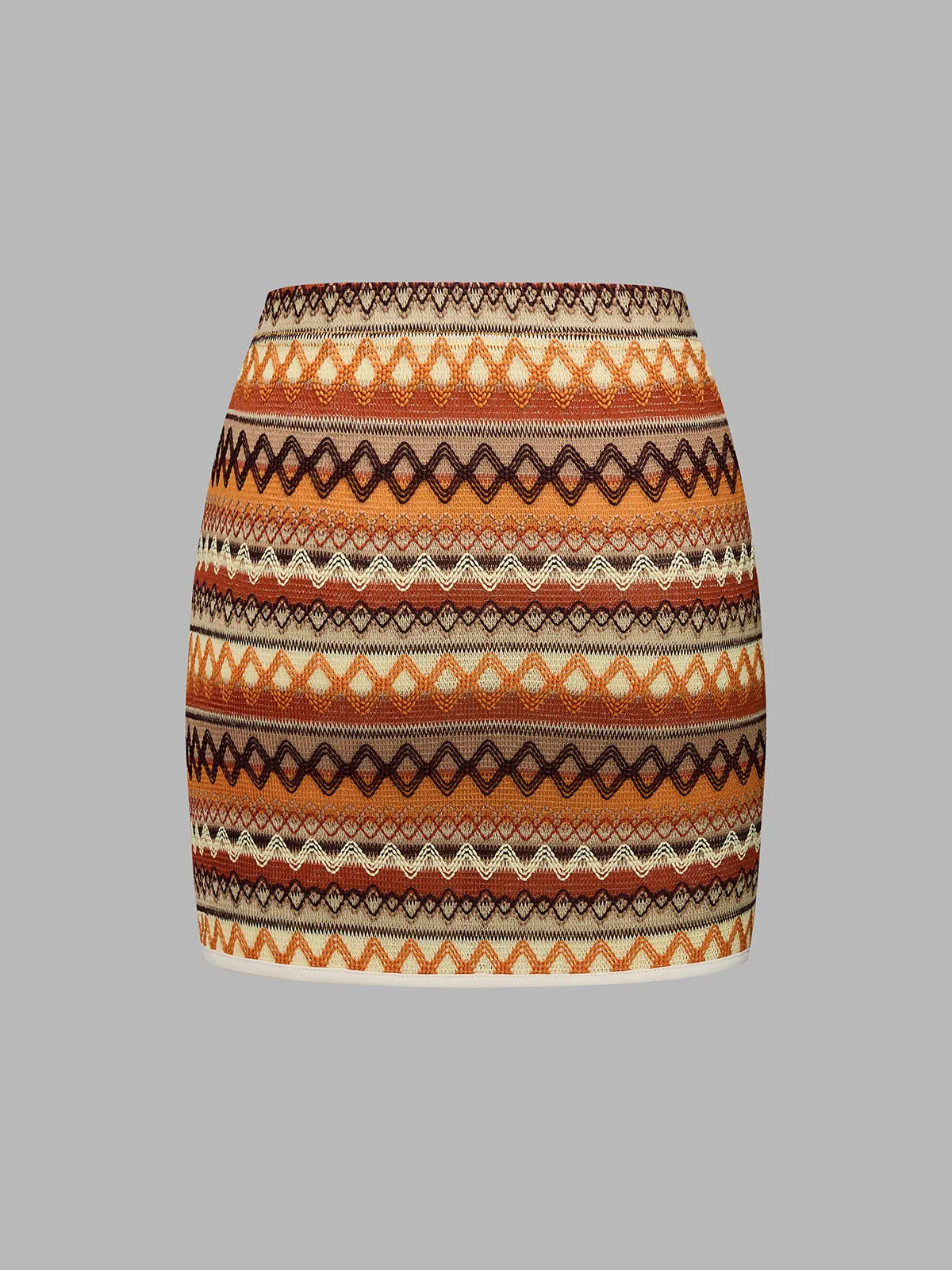 Chevron Knit Vest & Mini Skirt Set sold by COMMENSE product image thumbnail 5