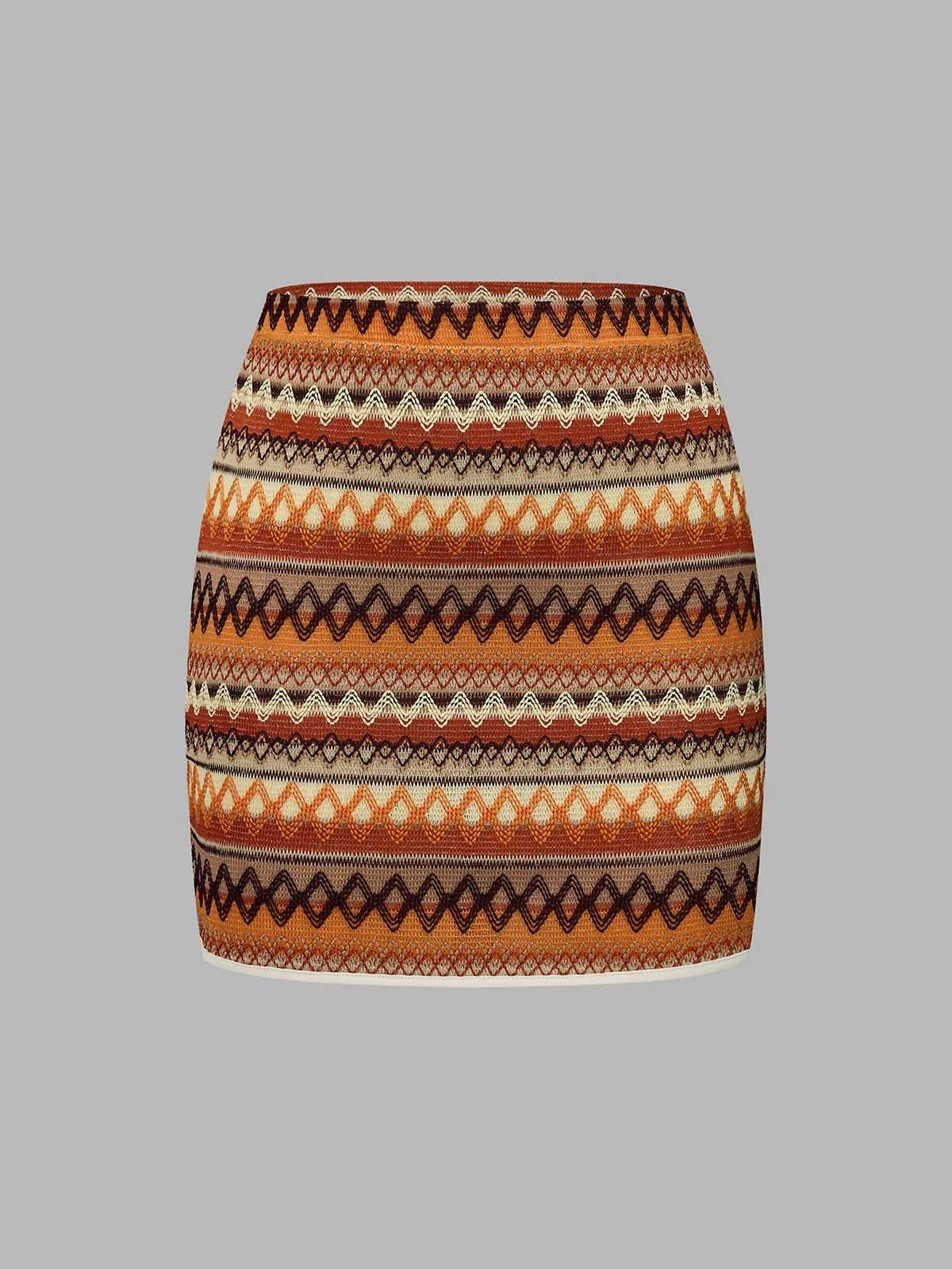 Chevron Knit Vest & Mini Skirt Set sold by COMMENSE product image thumbnail 4