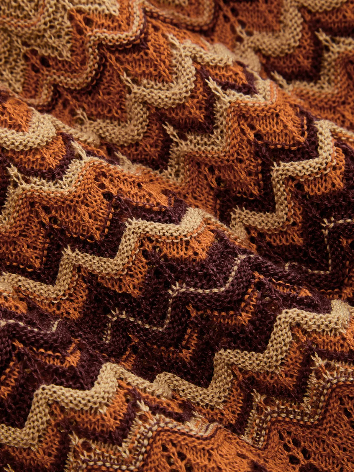 Gradient Chevron Knit Midi Dress sold by COMMENSE product image thumbnail 4