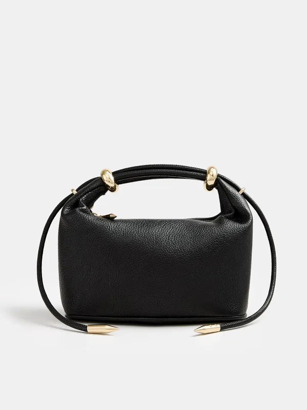 Metal Accent Mini Handbag made by COMMENSE