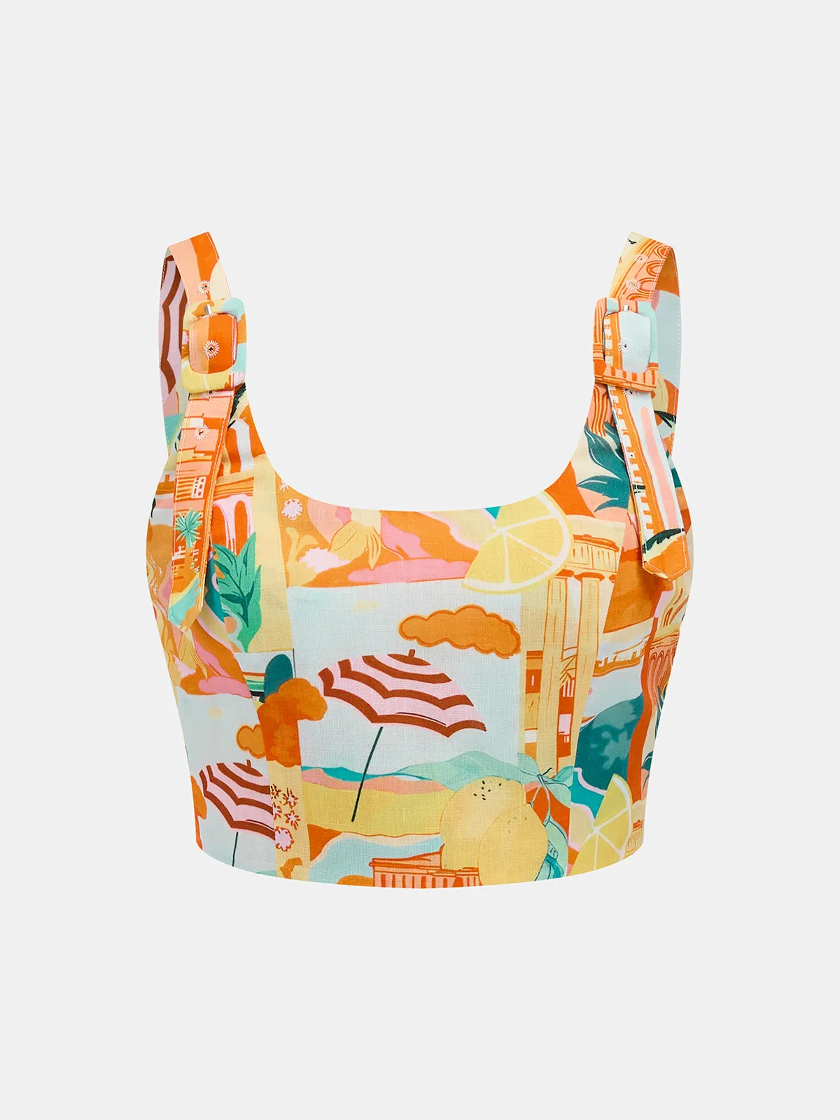 Printed Vacation Two Piece Skirt Set sold by COMMENSE product image thumbnail 5