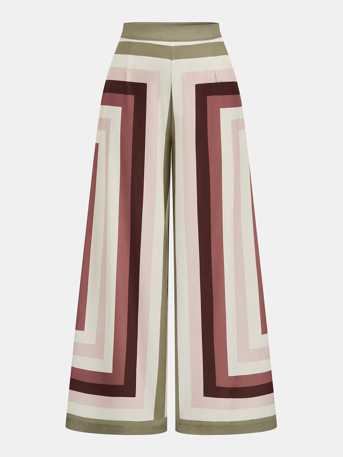 Geometric Print Halter Top & Pants Set sold by COMMENSE product image thumbnail 5