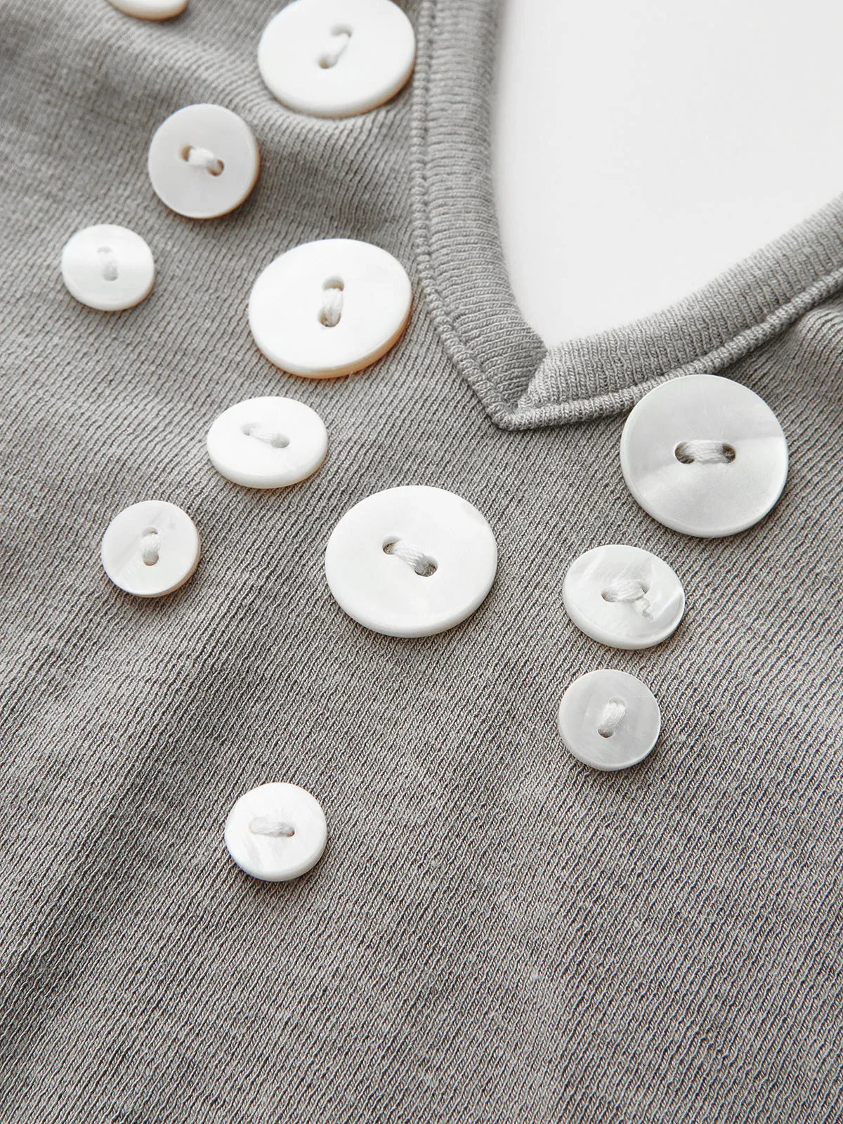 Button Embellished Halter Neck Fitted Tank Top sold by COMMENSE product image thumbnail 4