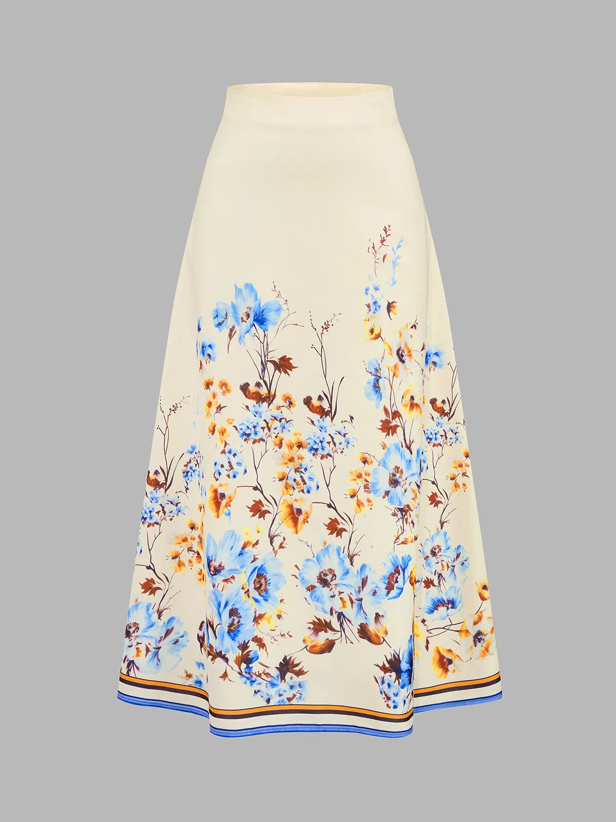 Floral Print Two Piece Skirt Set sold by COMMENSE product image thumbnail 5