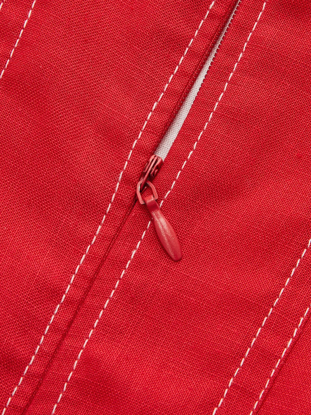 Square Neck Stitched Swing Maxi Dress sold by COMMENSE product image thumbnail 4