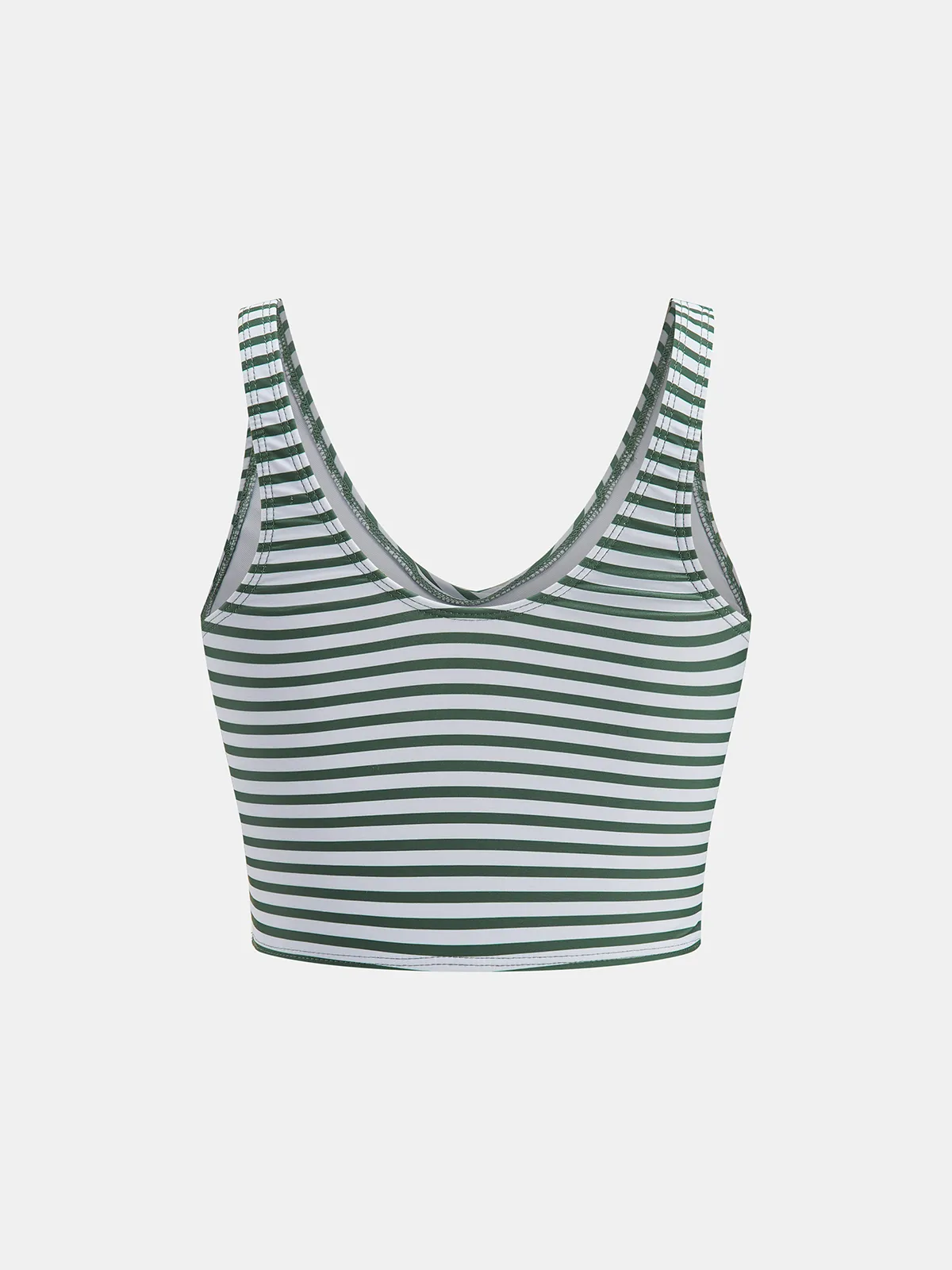 Crisscross Striped Drawstring Bikini Set sold by COMMENSE product image thumbnail 3