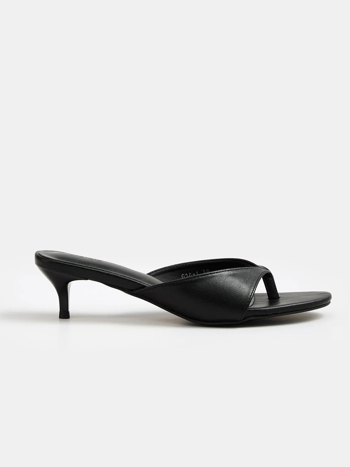 Slip On Thong Kitten Heel Mules sold by COMMENSE product image thumbnail 3
