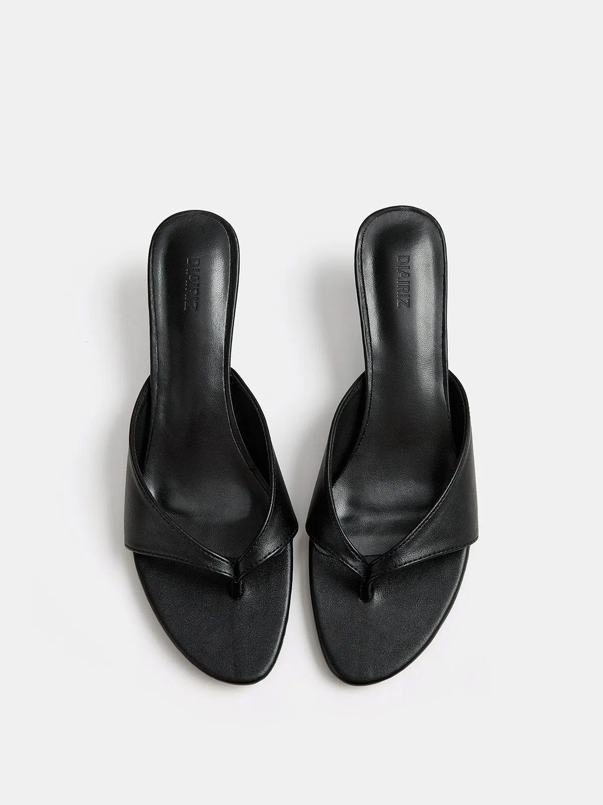 Slip On Thong Kitten Heel Mules sold by COMMENSE product image thumbnail 2