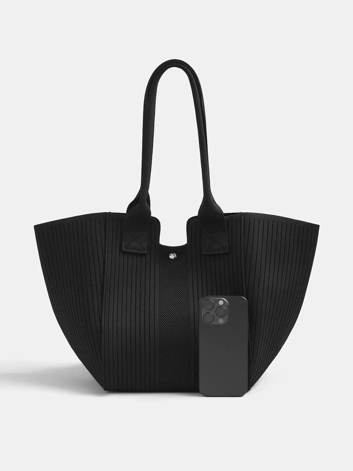 Flyknit Large Capacity Shoulder Tote Bag sold by COMMENSE product image thumbnail 3