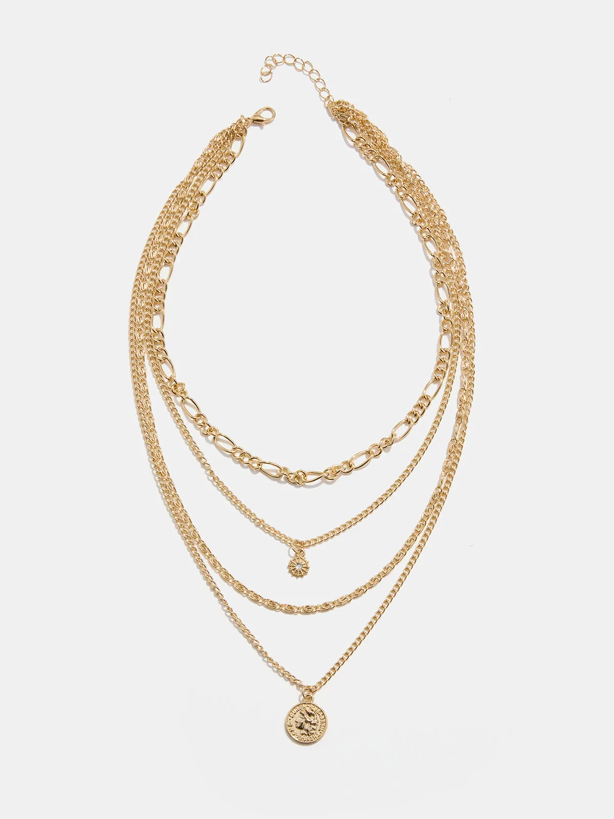 Multi Layer Coin Pendant Necklace sold by COMMENSE product image thumbnail 2