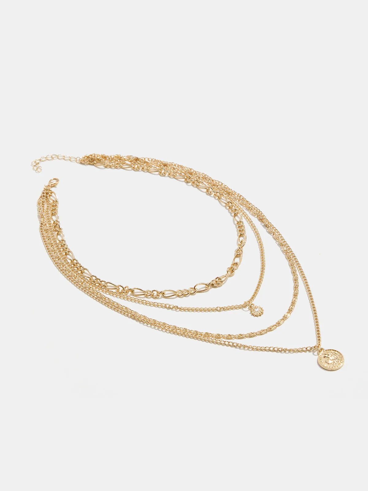 Multi Layer Coin Pendant Necklace sold by COMMENSE product image thumbnail 4