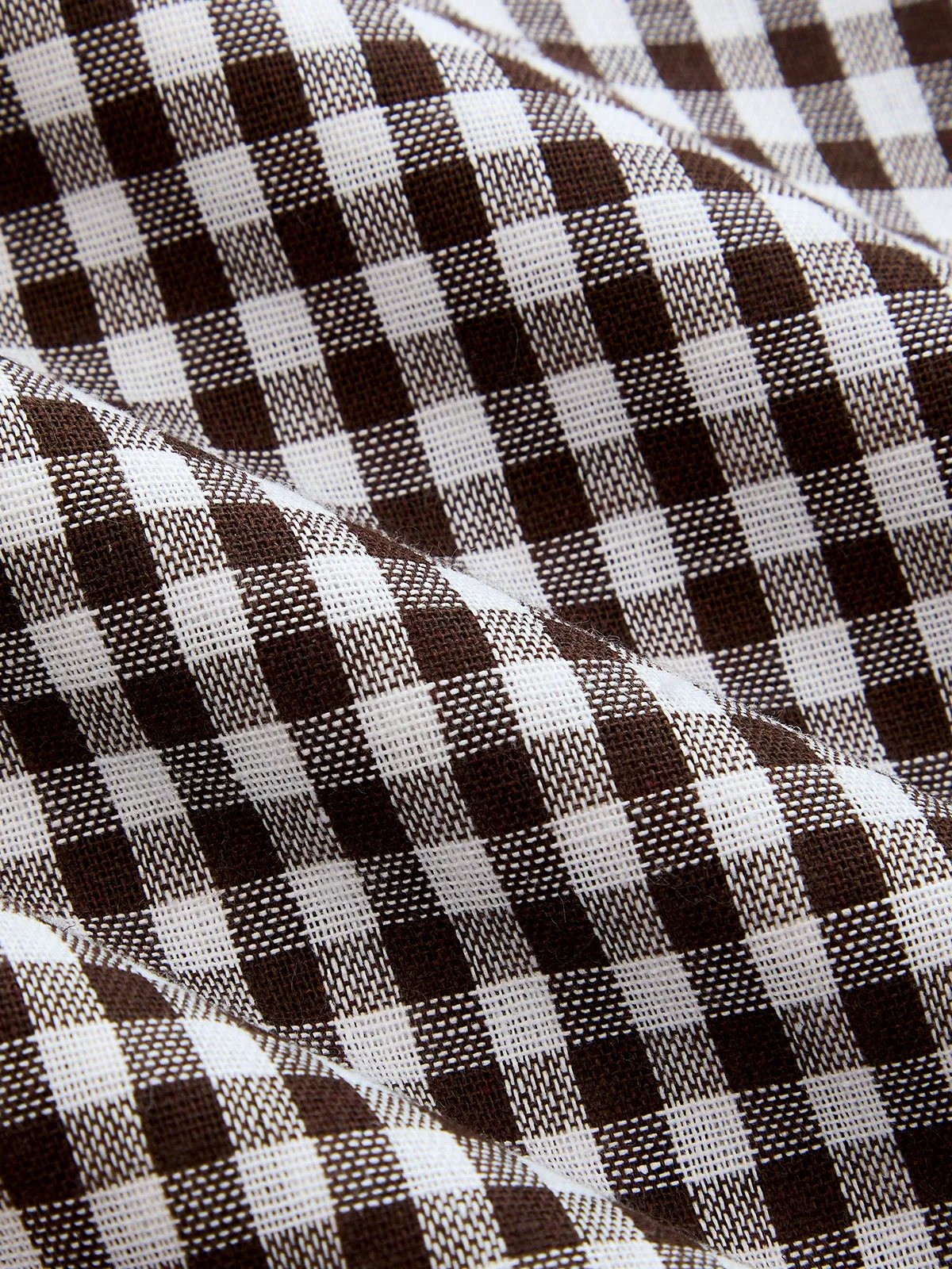 Drawstring Plaid Loose Balloon Pants sold by COMMENSE product image thumbnail 5