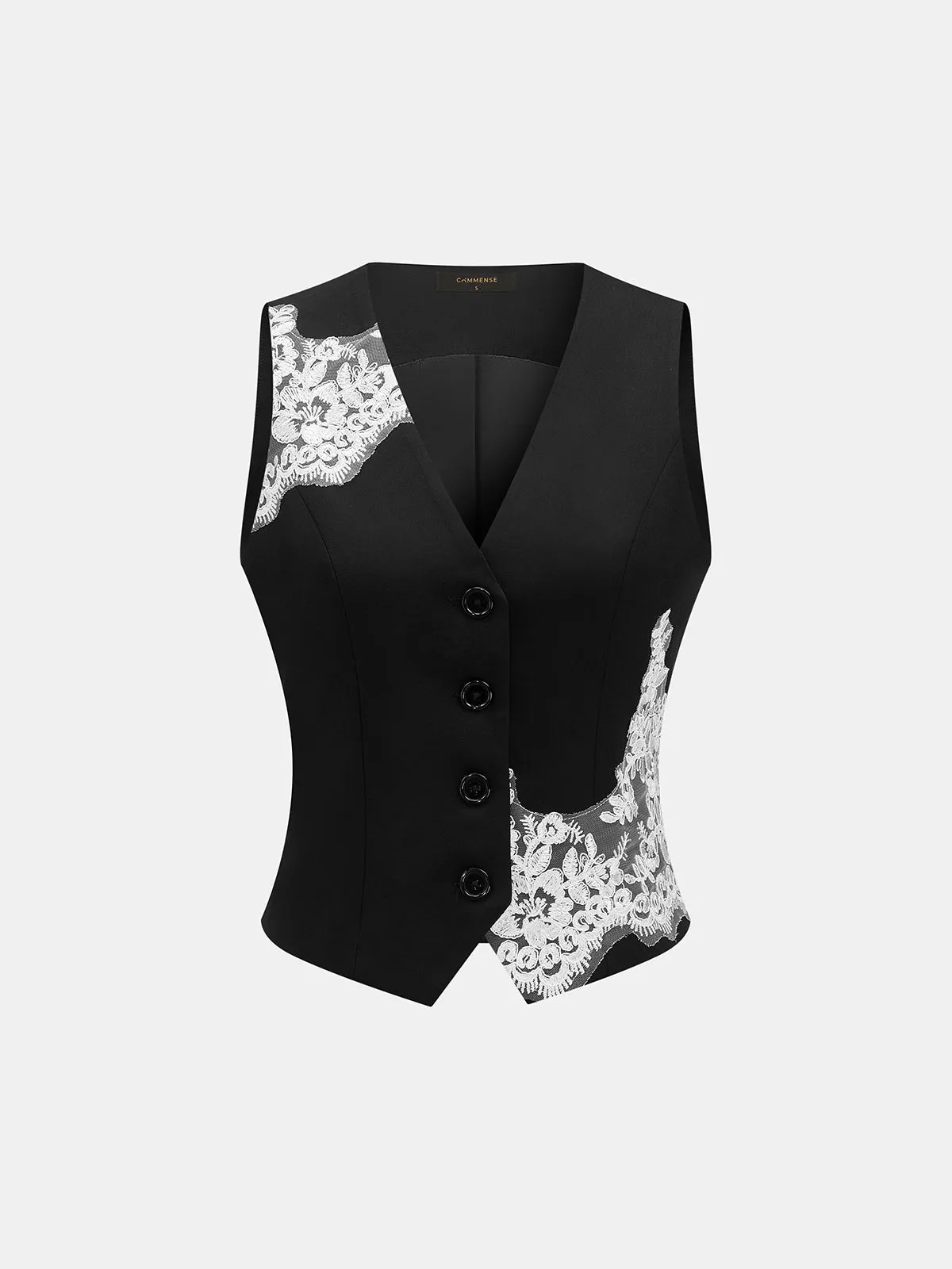 Lace Patch Two Piece Pants Set sold by COMMENSE product image thumbnail 3