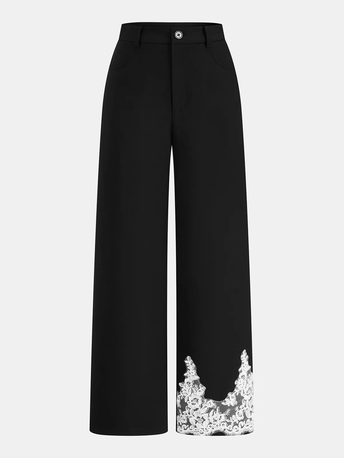 Lace Patch Two Piece Pants Set sold by COMMENSE product image thumbnail 5