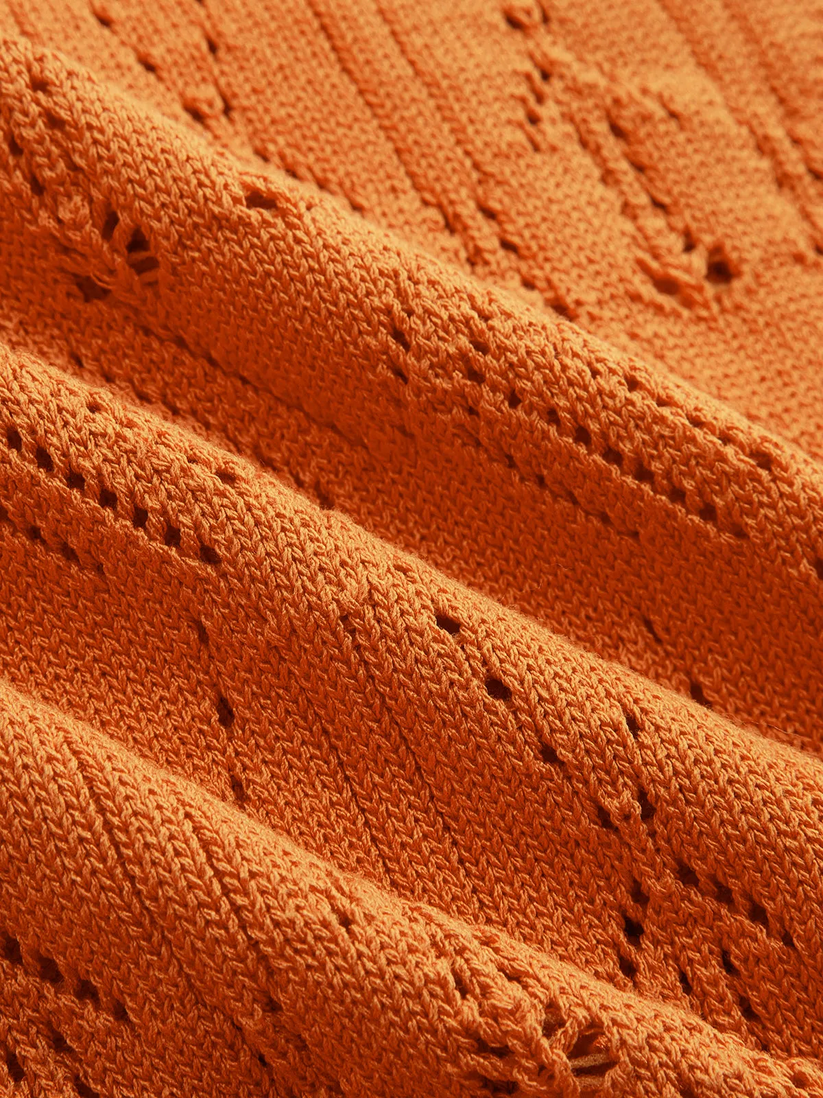 Hollow Knit Fitted Waist Vest sold by COMMENSE product image thumbnail 4