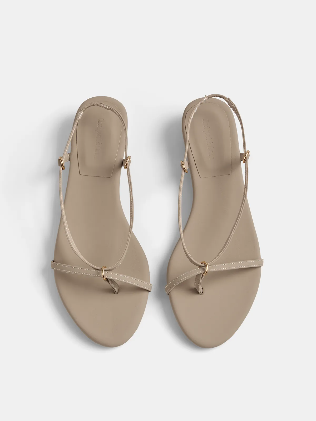 Minimalist Strappy Flat Sandals sold by COMMENSE