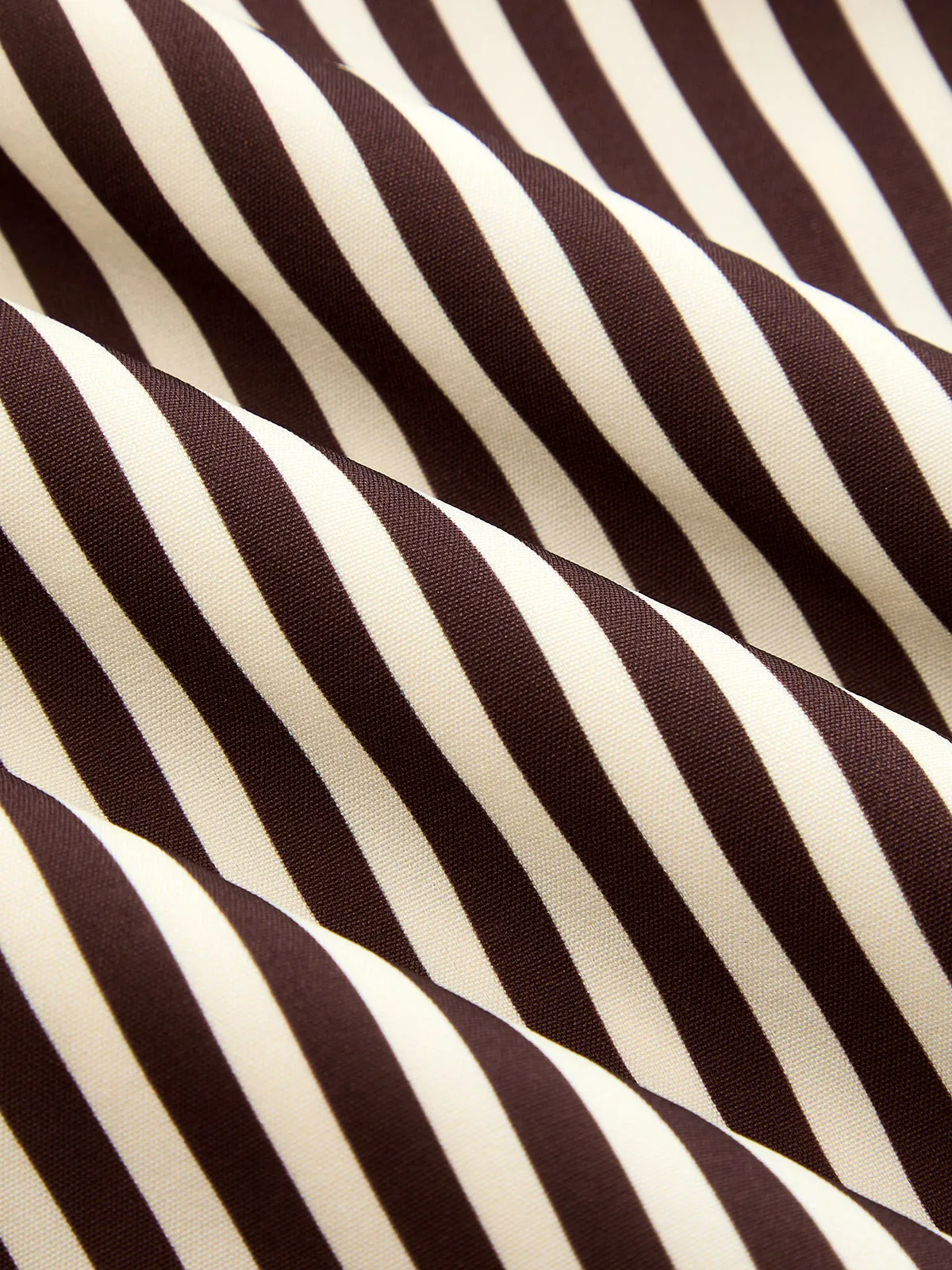 Striped Gathered Bust Midi Cami Dress sold by COMMENSE product image thumbnail 4