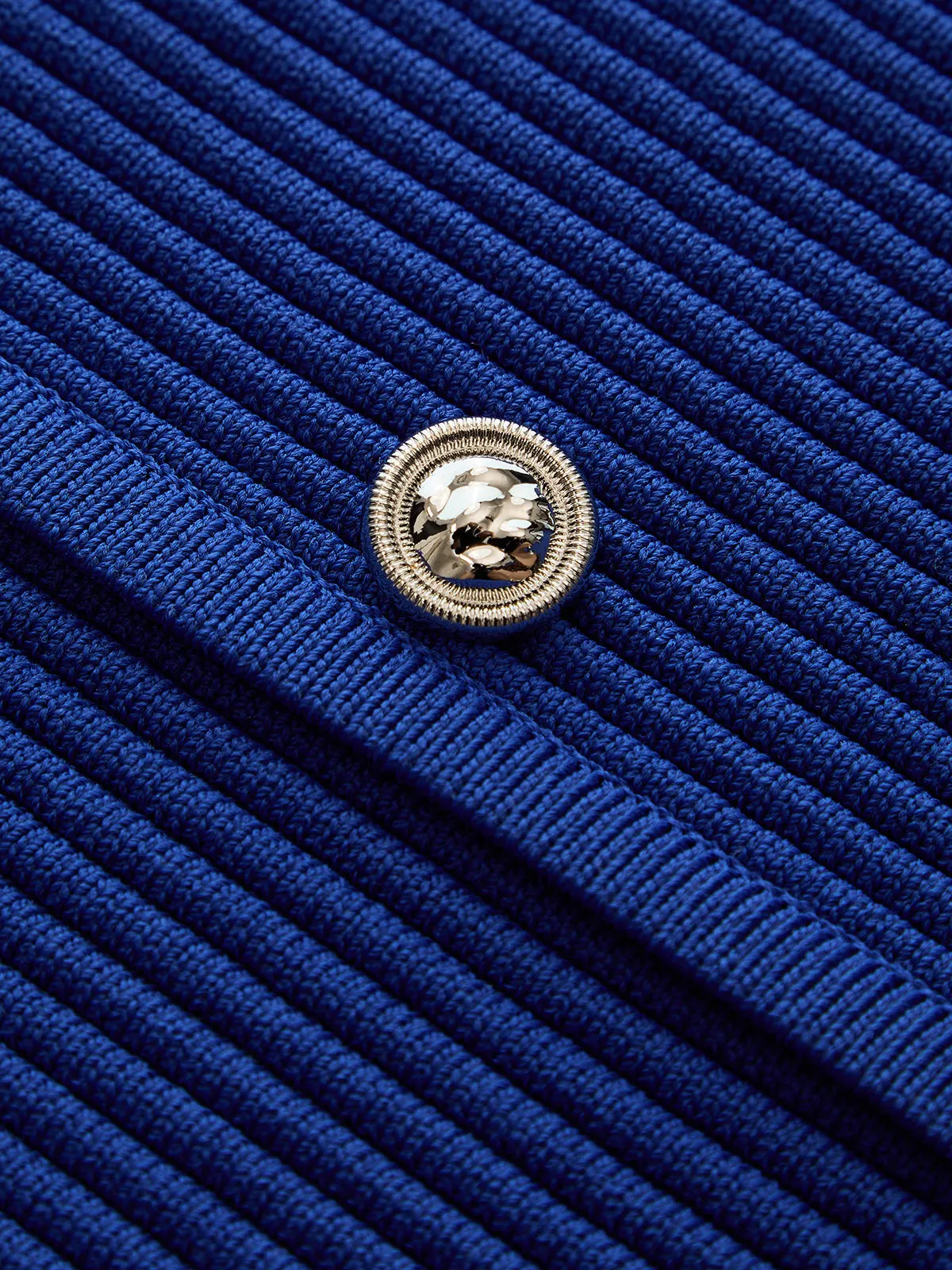 Double Breasted Ribbed Knit Vest sold by COMMENSE product image thumbnail 4