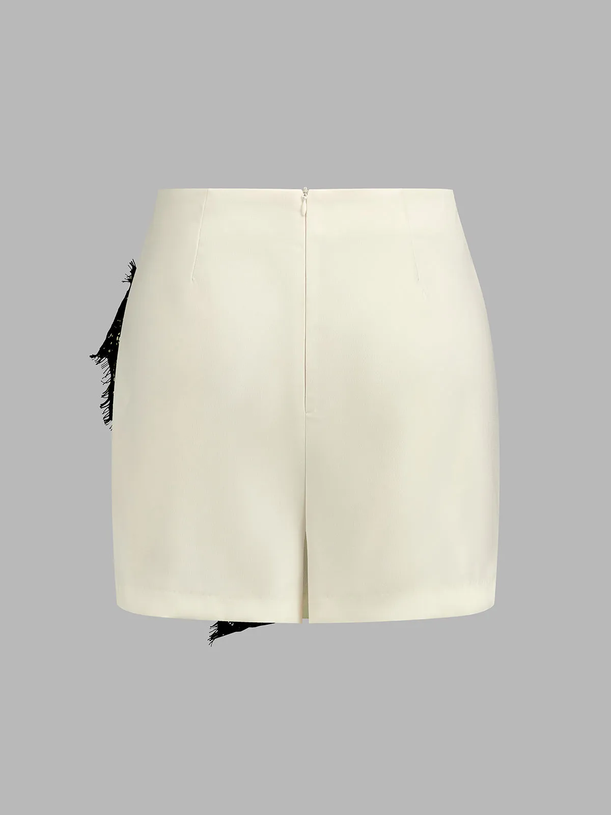 Contrast Lace Casual Skort sold by COMMENSE product image thumbnail 2
