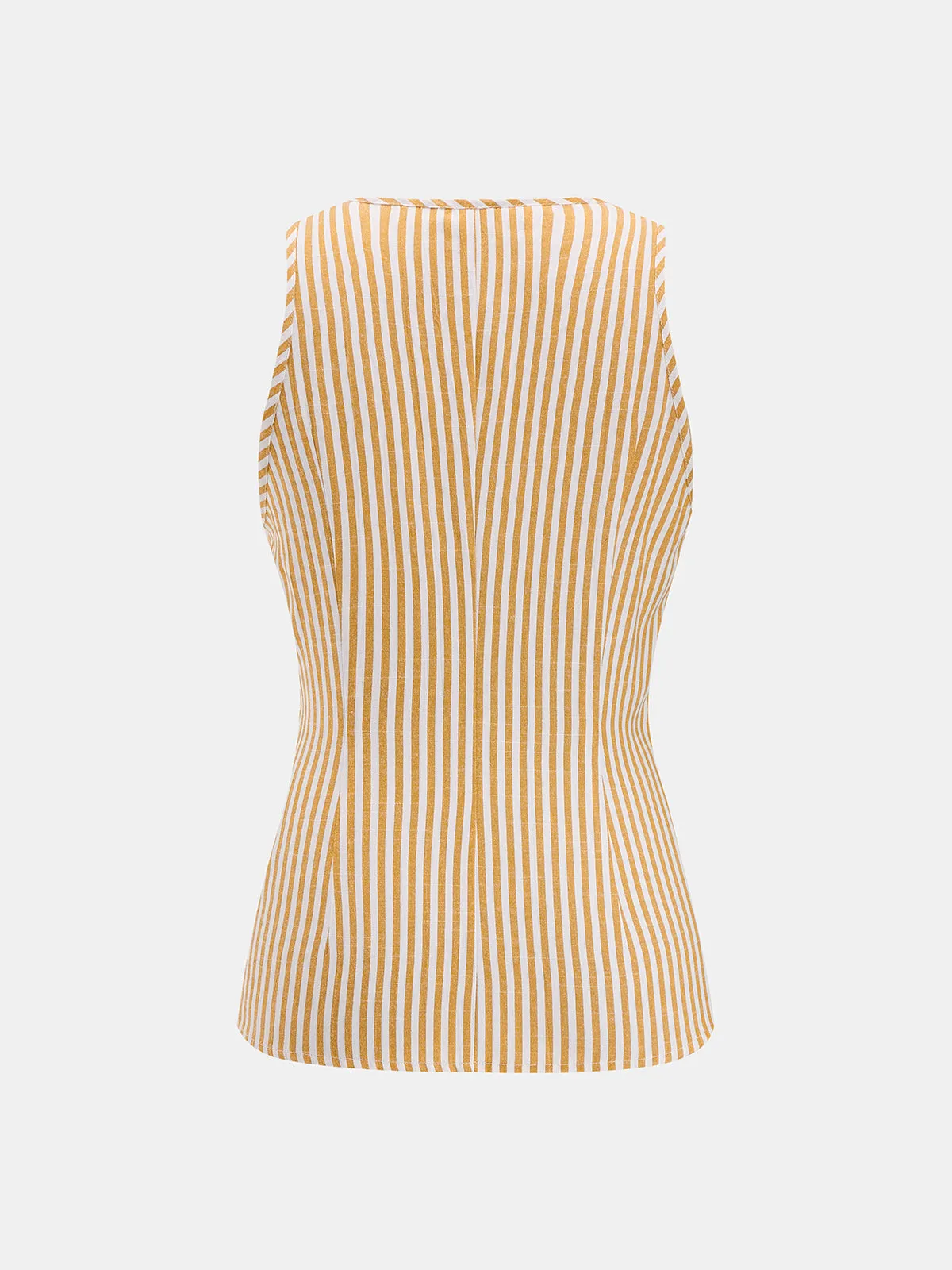 Ring Detail Striped Sleeveless Top sold by COMMENSE product image thumbnail 4