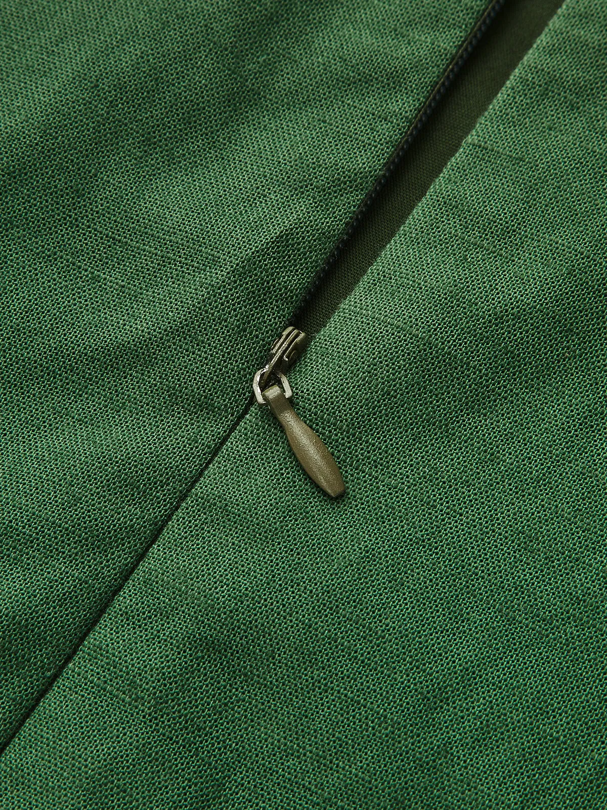 Rickrack Trim Cotton Linen Cami Mini Dress sold by COMMENSE product image thumbnail 4