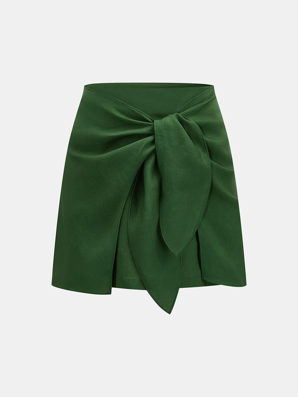 Linen Blend Two-Piece Skirt Set sold by COMMENSE product image thumbnail 5