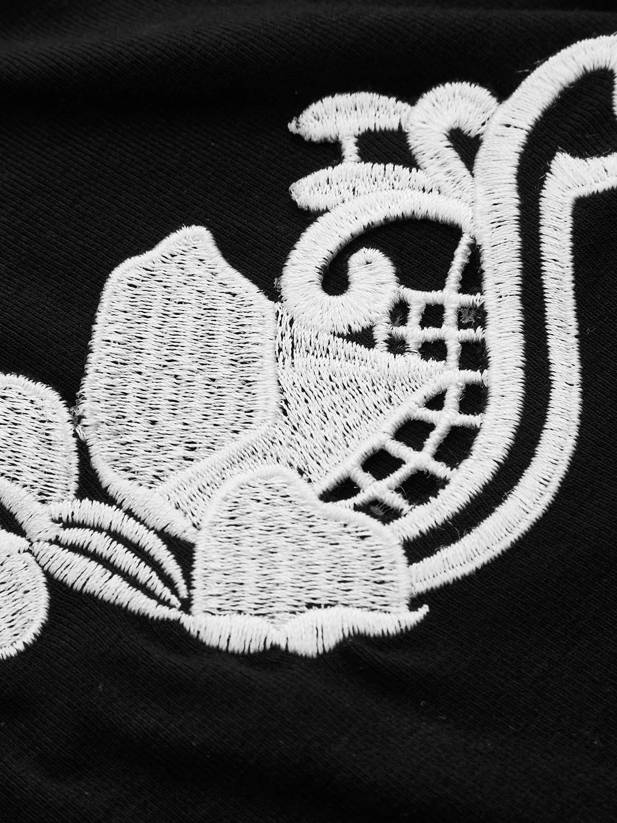 Embroidery Fitted Short Sleeve Top sold by COMMENSE product image thumbnail 4