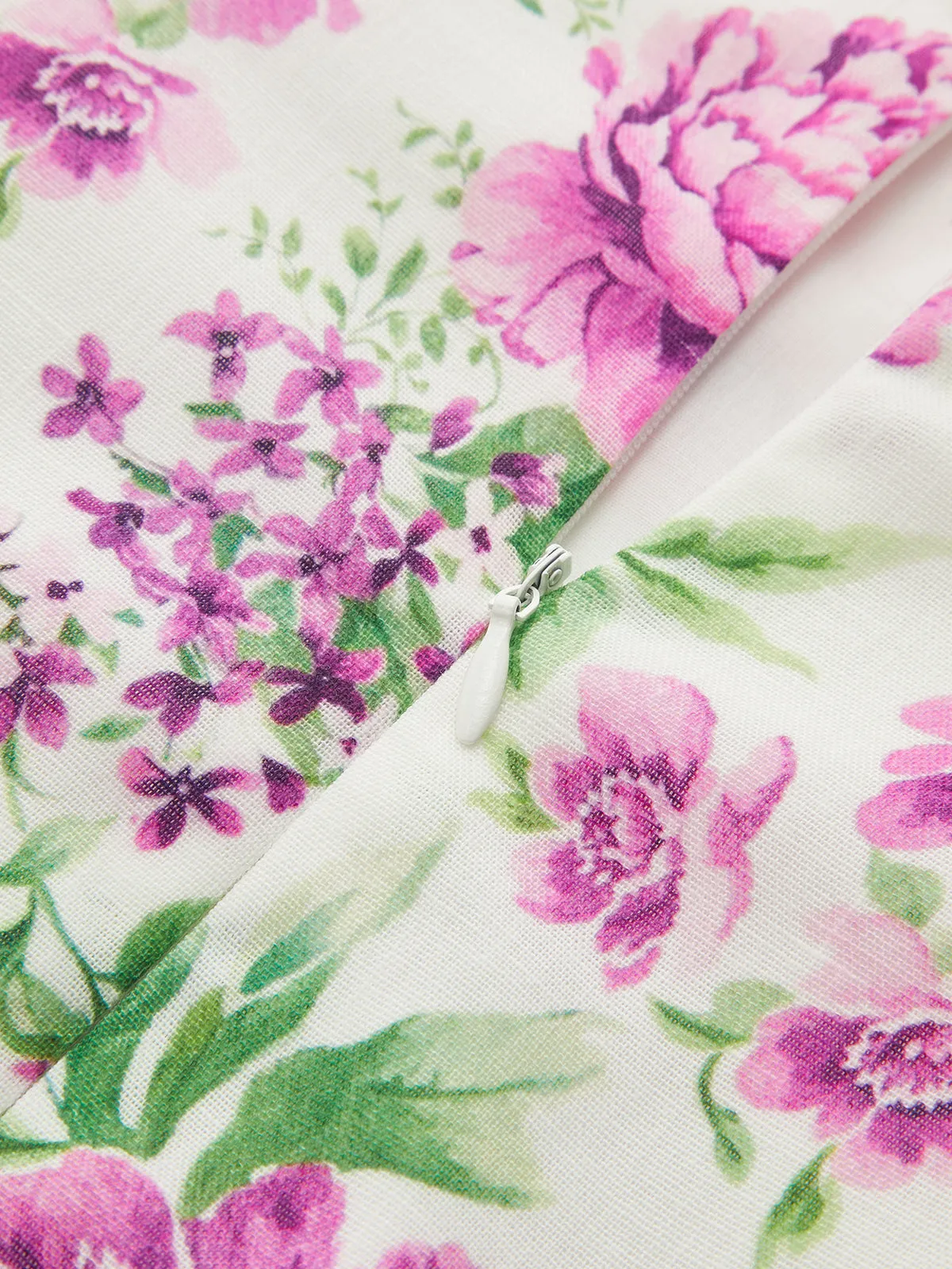 Floral Halter Tie Mini Dress sold by COMMENSE product image thumbnail 4