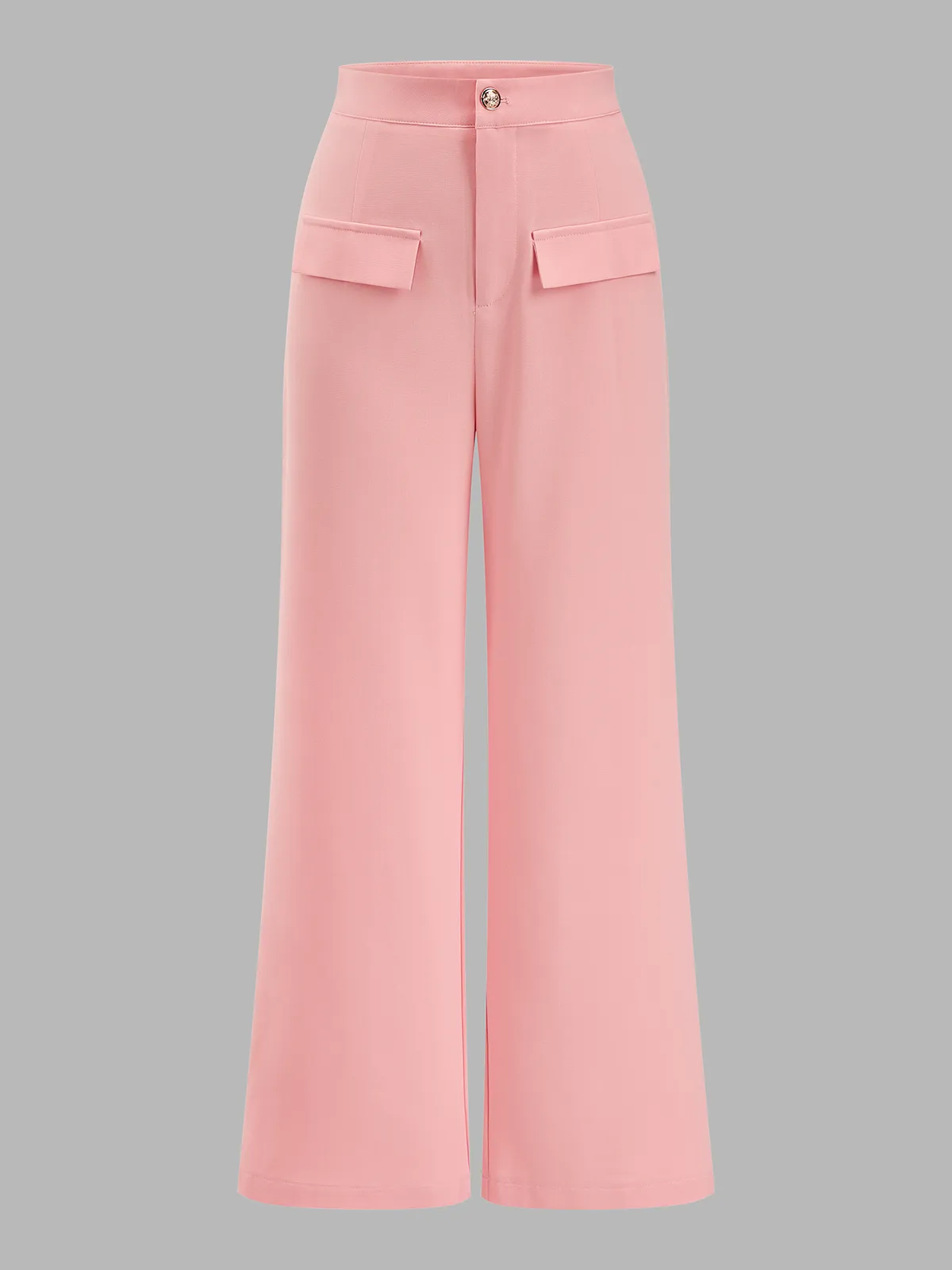Lapel Halter Top & Wide Leg Pants Set sold by COMMENSE product image thumbnail 4