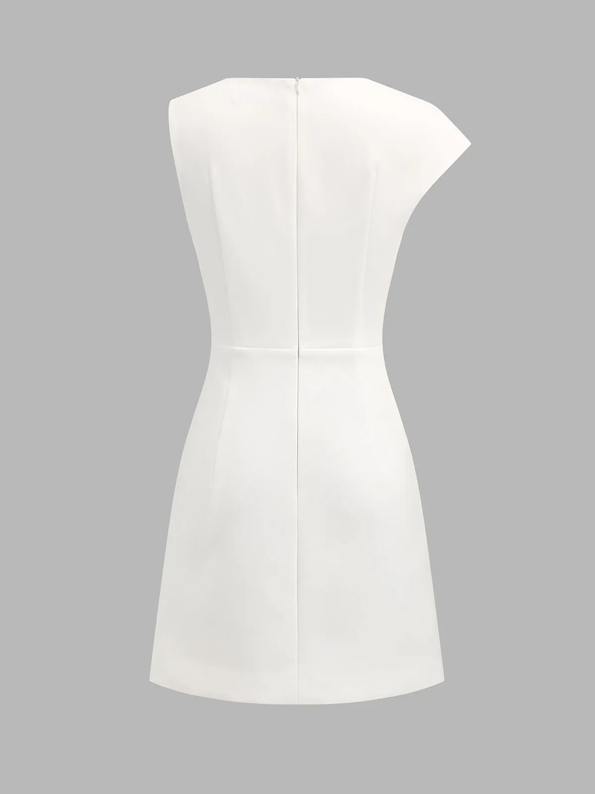 Sleeveless Buckle Detail Sheath Mini Dress sold by COMMENSE product image thumbnail 4