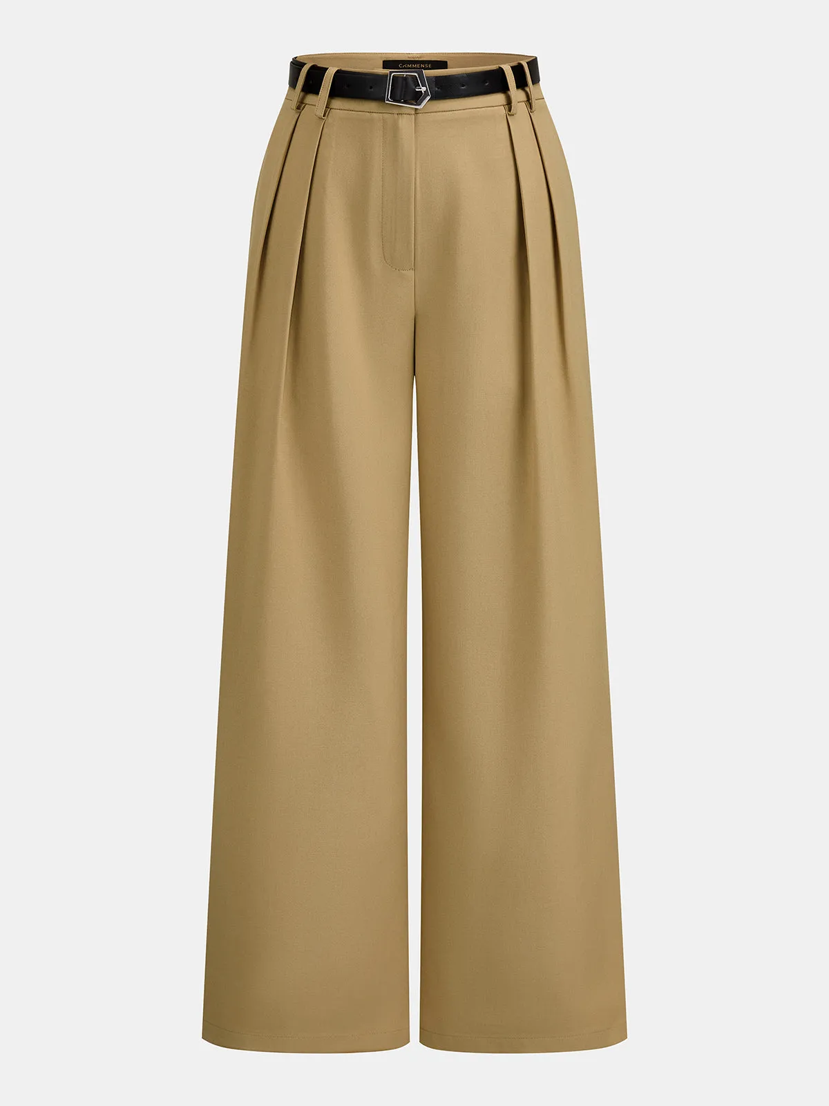 Trench Belted Blouse & Pleated Pants Set sold by COMMENSE product image thumbnail 4