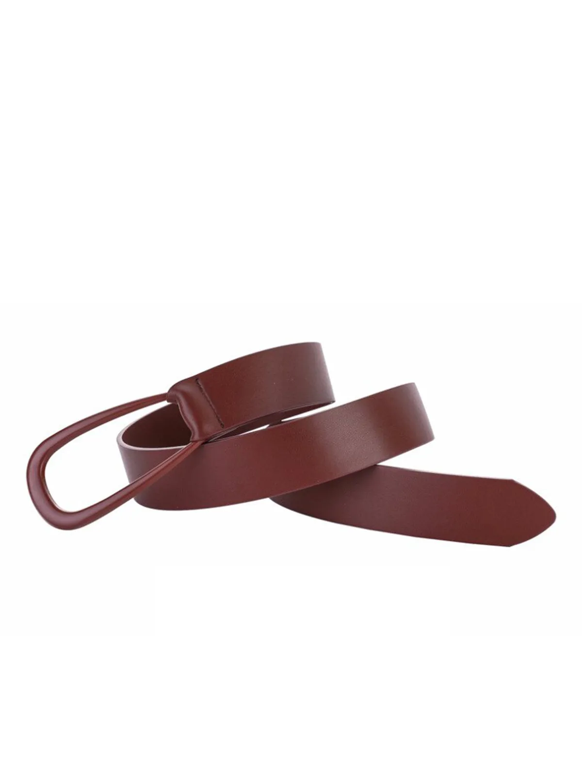 Minimalist Knot Buckle Leather Belt sold by COMMENSE product image thumbnail 2