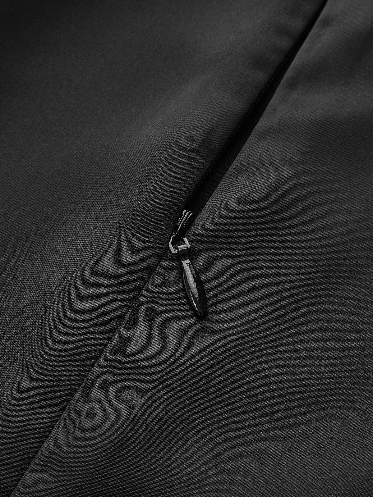 Draped Satin Cap Sleeve Blouse sold by COMMENSE product image thumbnail 4