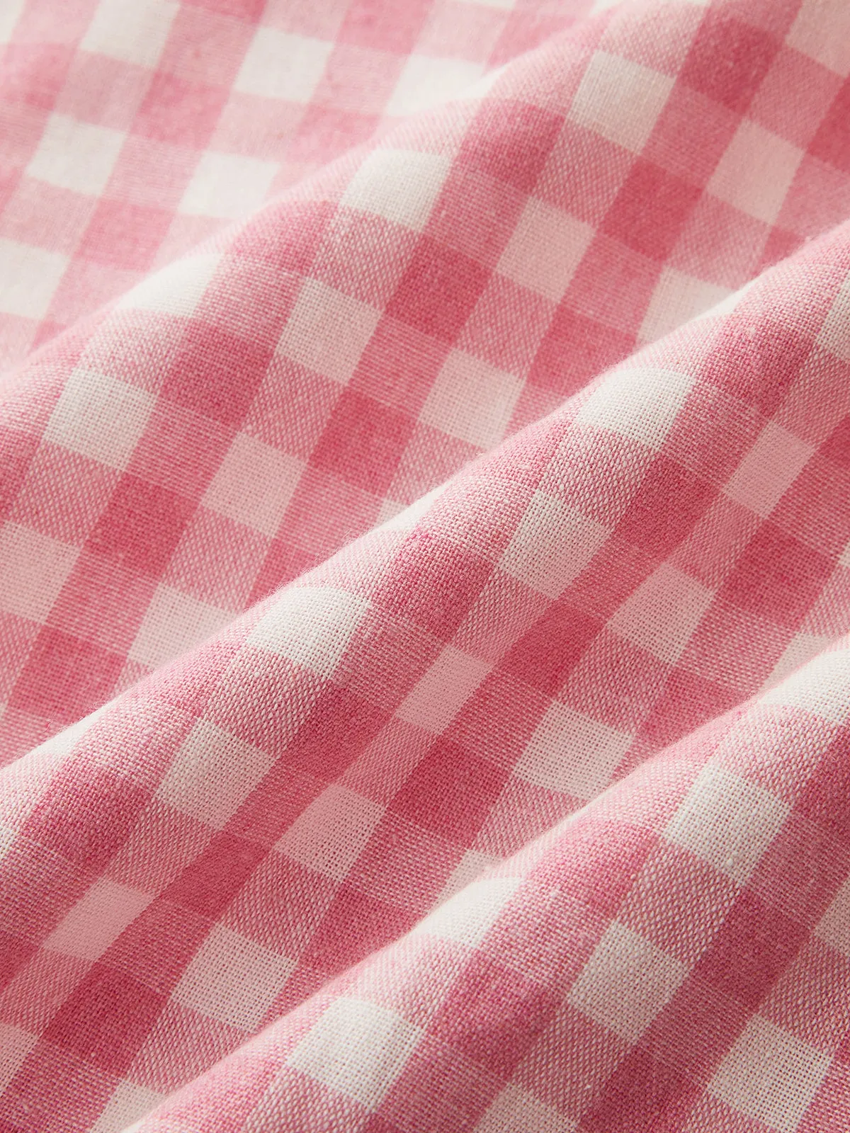Plaid Smocked Bust Flare Vacation Sundress sold by COMMENSE product image thumbnail 5