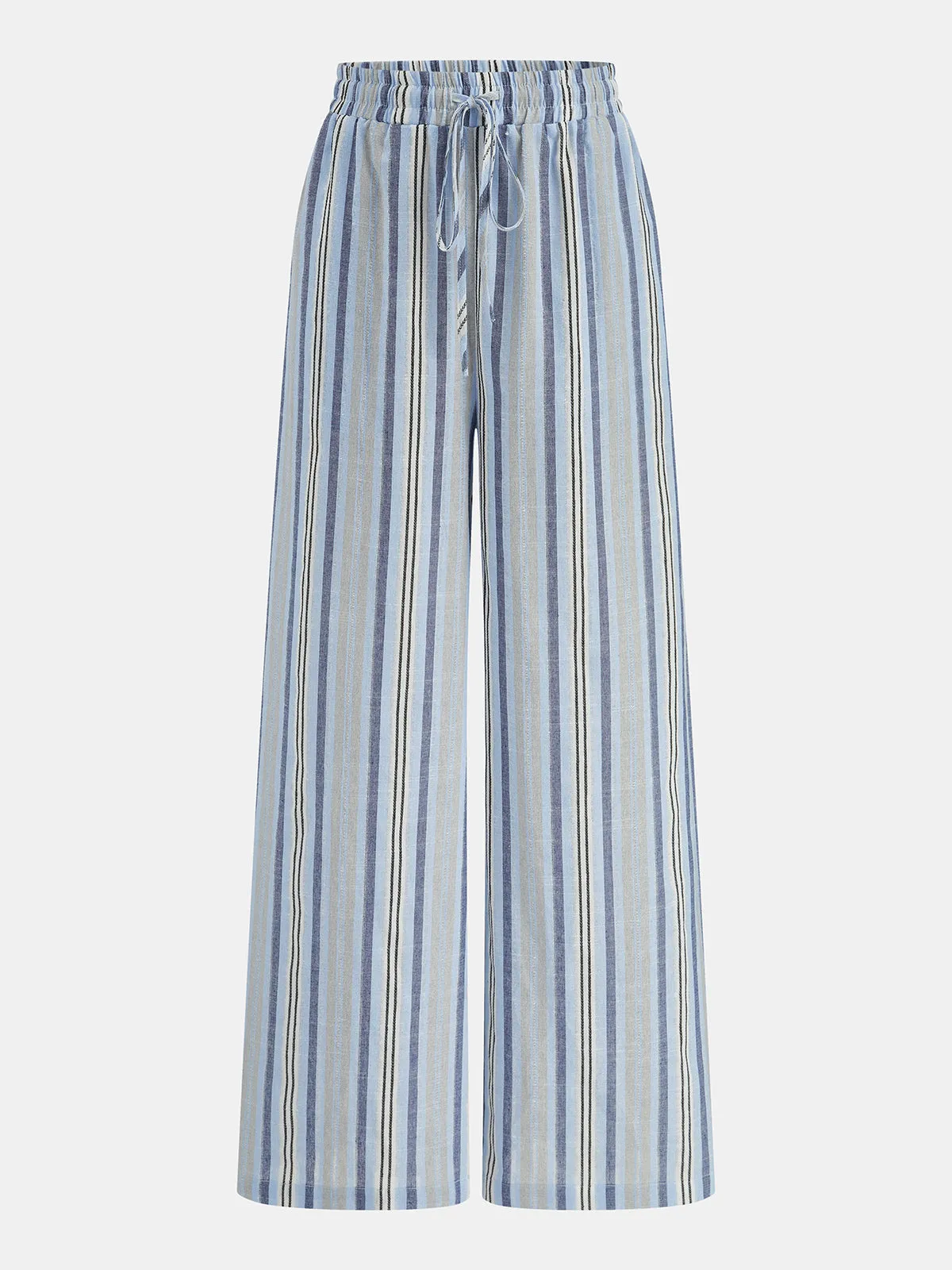 Striped Tube Top & Drawstring Pants Set sold by COMMENSE product image thumbnail 5