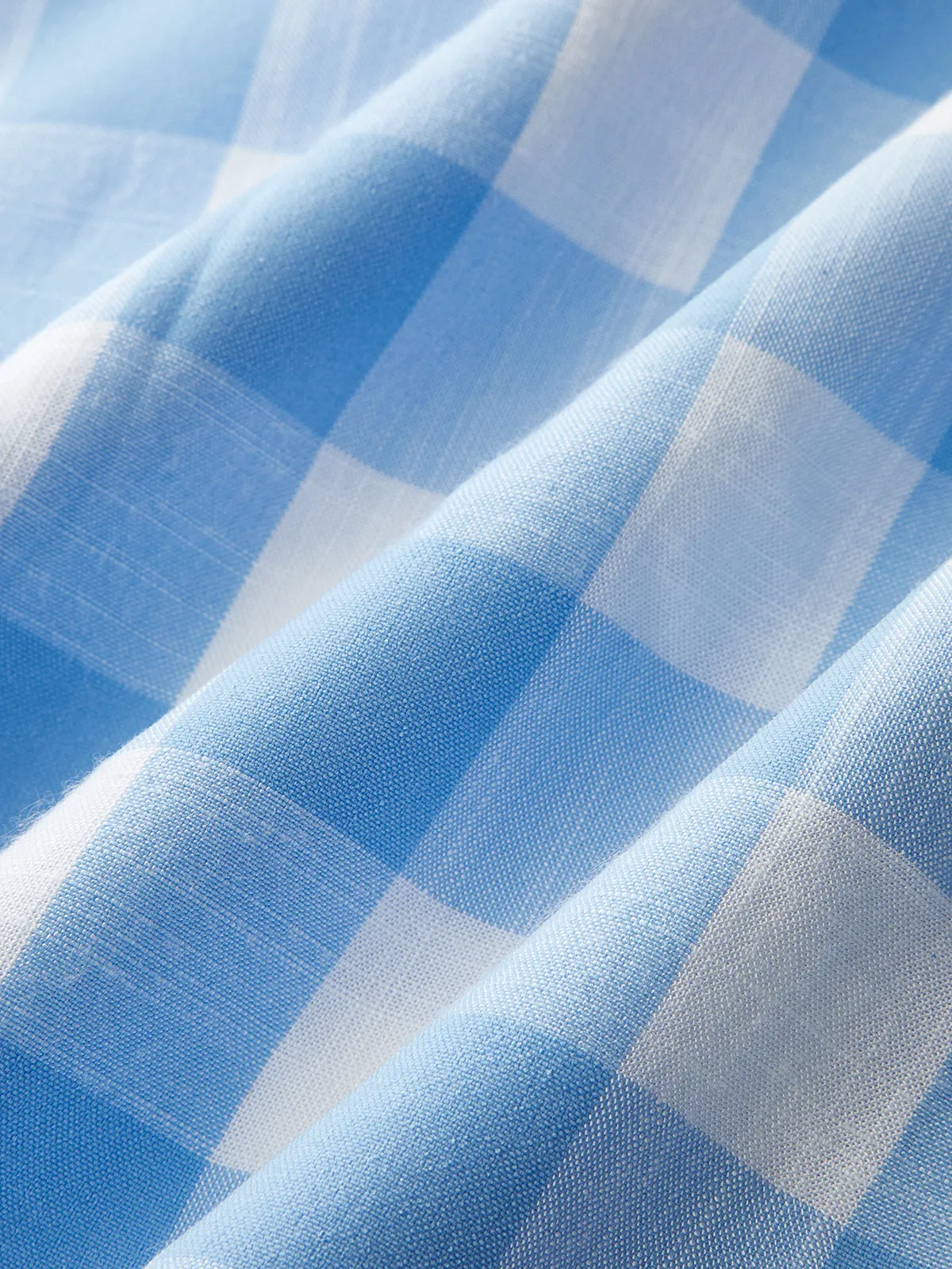 Gingham Smocked Cami Maxi Dress sold by COMMENSE product image thumbnail 3