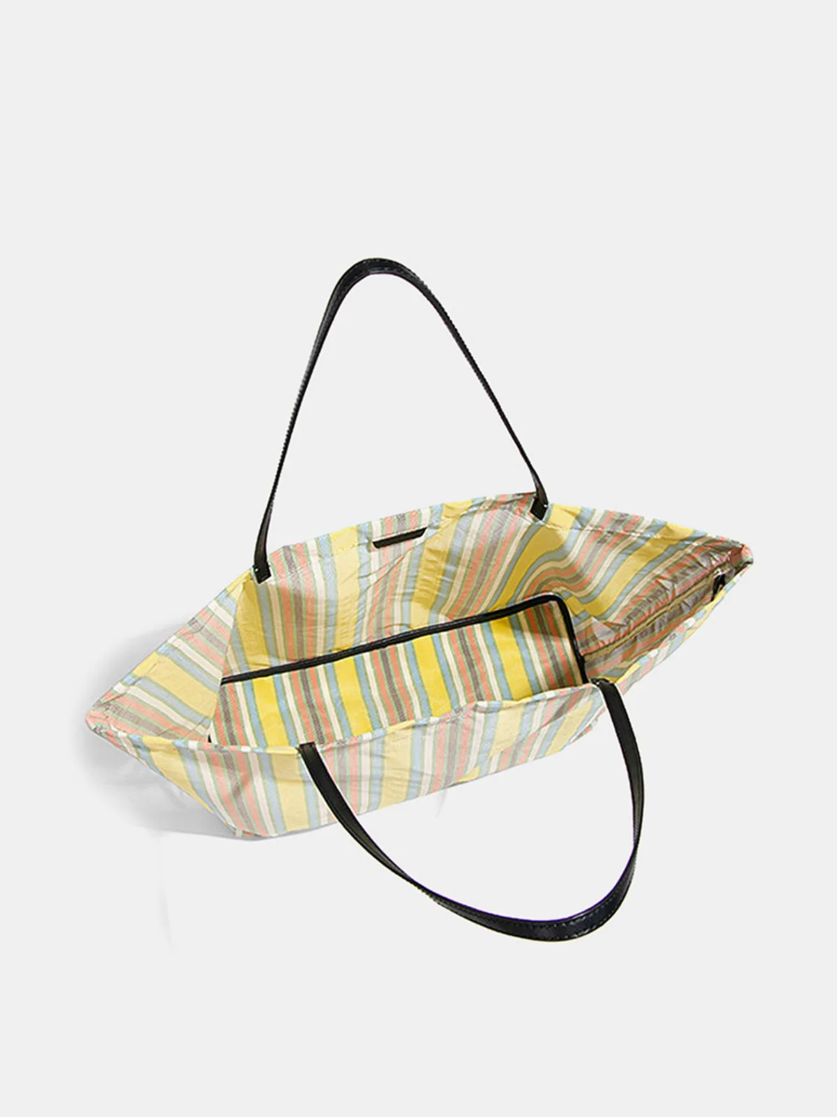 Rainbow Striped Large Shoulder Bag sold by COMMENSE product image thumbnail 5
