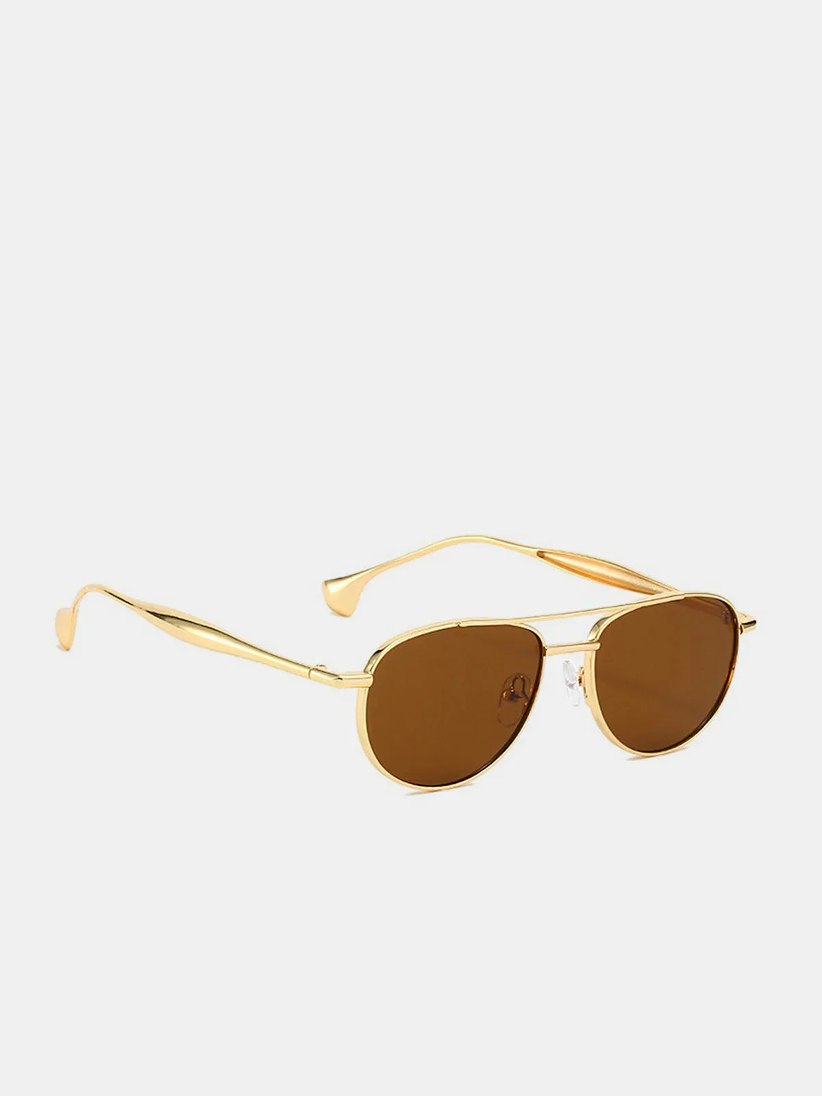Metal Double Bridge Aviator Sunglasses sold by COMMENSE product image thumbnail 3