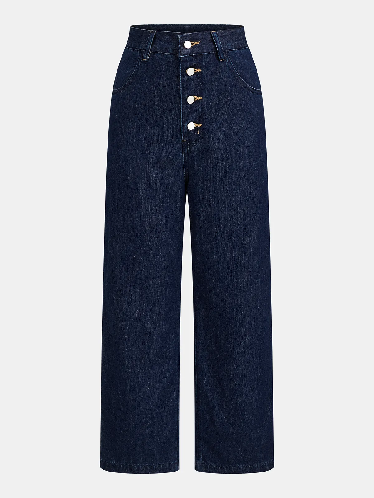 Sleeveless Denim Shirt & Nine-Pants Set sold by COMMENSE product image thumbnail 3
