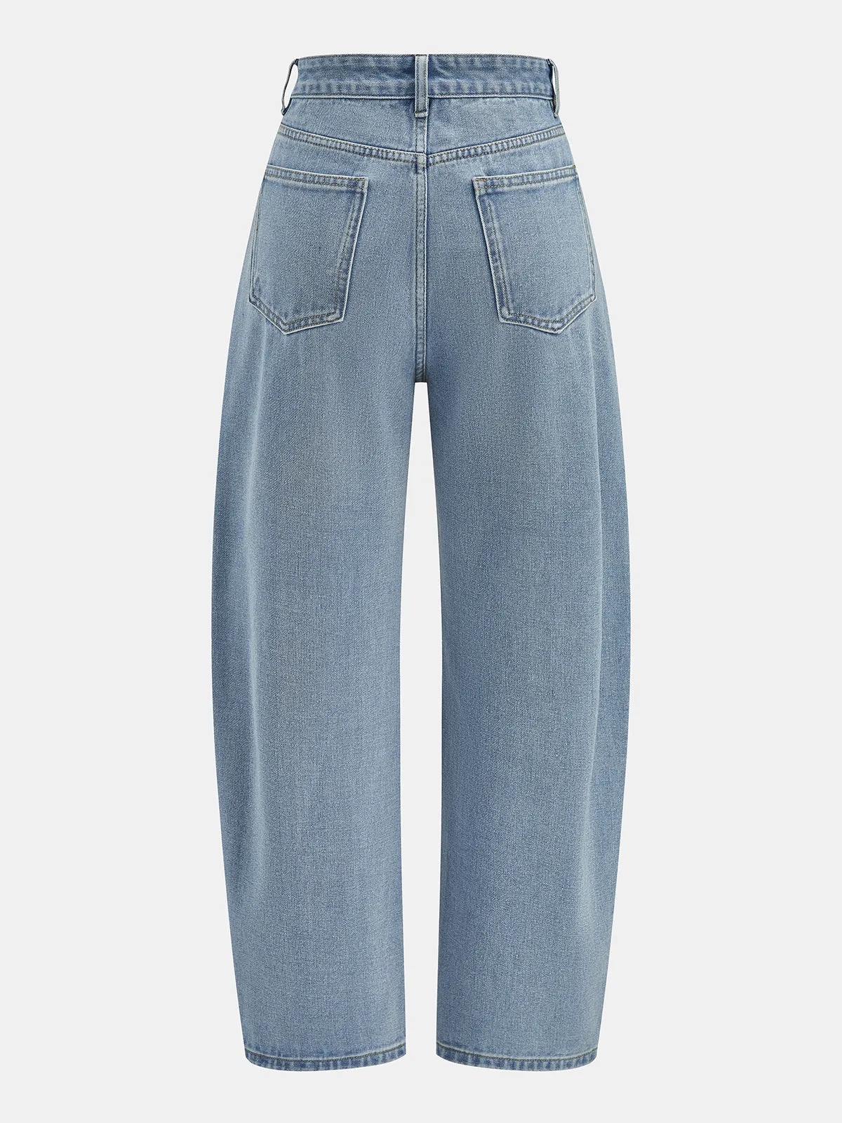 3D Beaded Barrel Leg Jeans sold by COMMENSE product image thumbnail 2