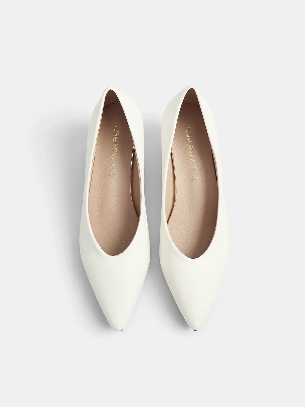 Pointed Toe Kitten Heel Pumps sold by COMMENSE product image thumbnail 2