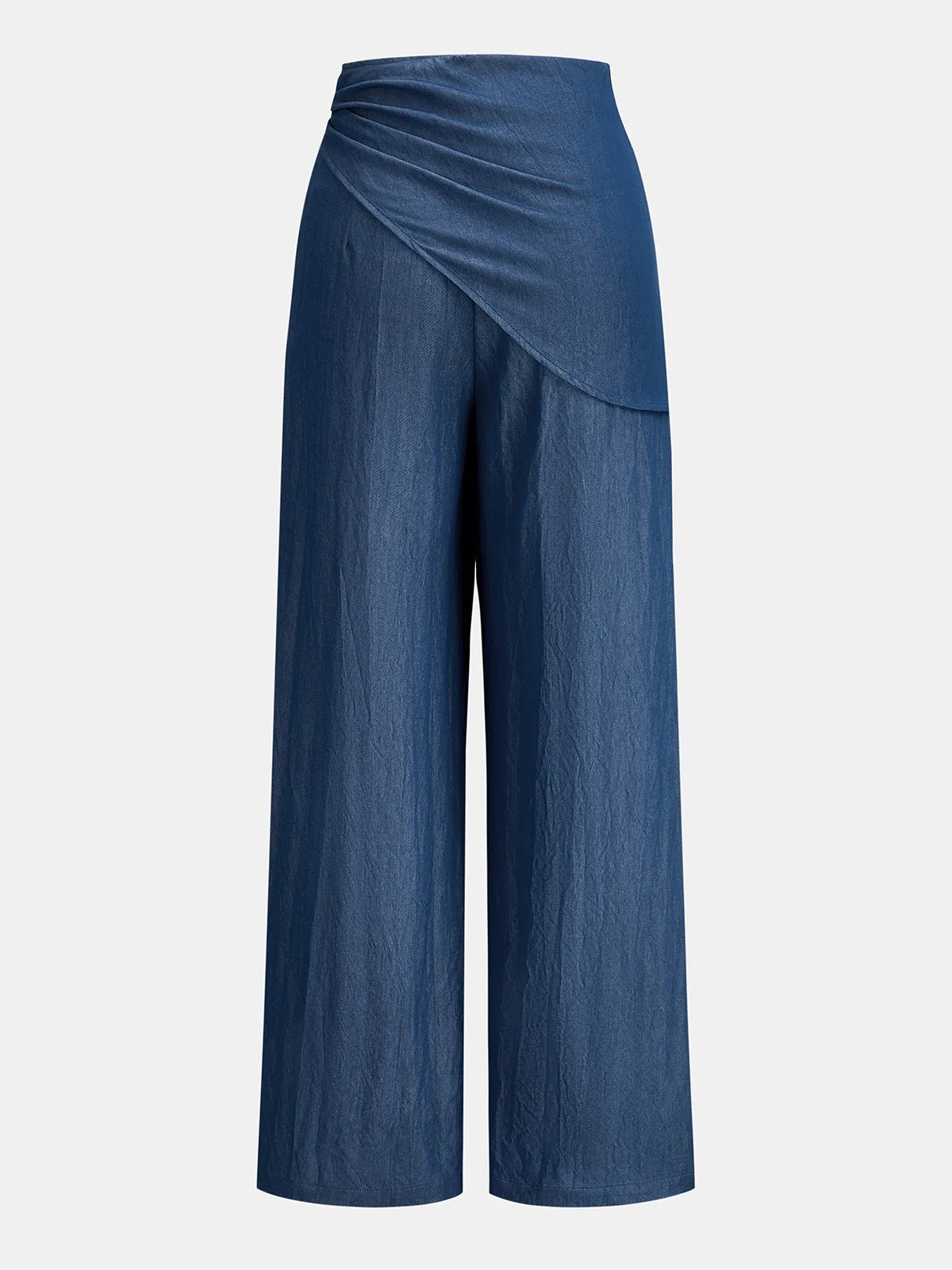 Cross Halter Top & Slant Wrap Pants Set sold by COMMENSE product image thumbnail 4