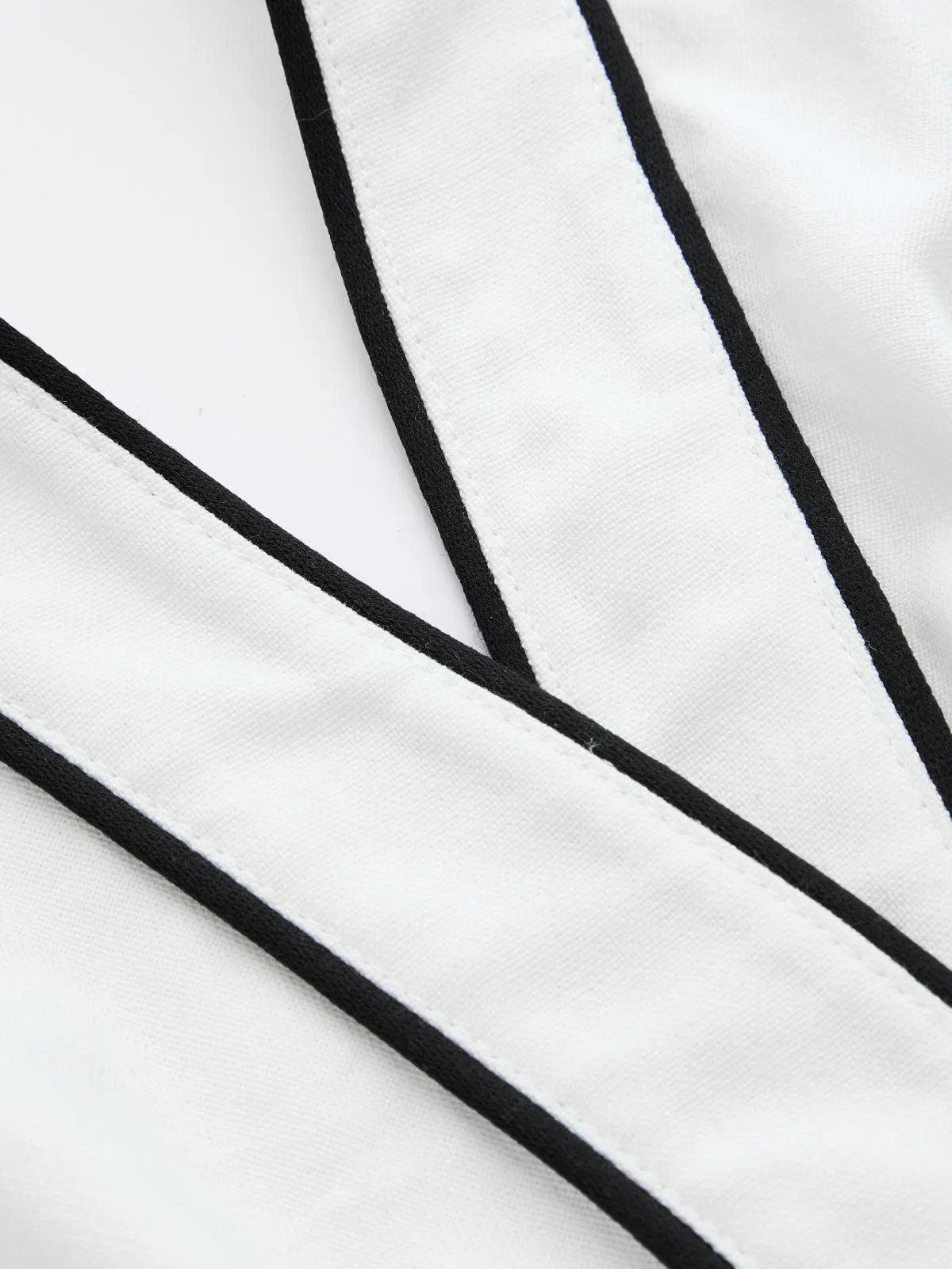 Contrast Trim Halter Tie Top sold by COMMENSE product image thumbnail 5