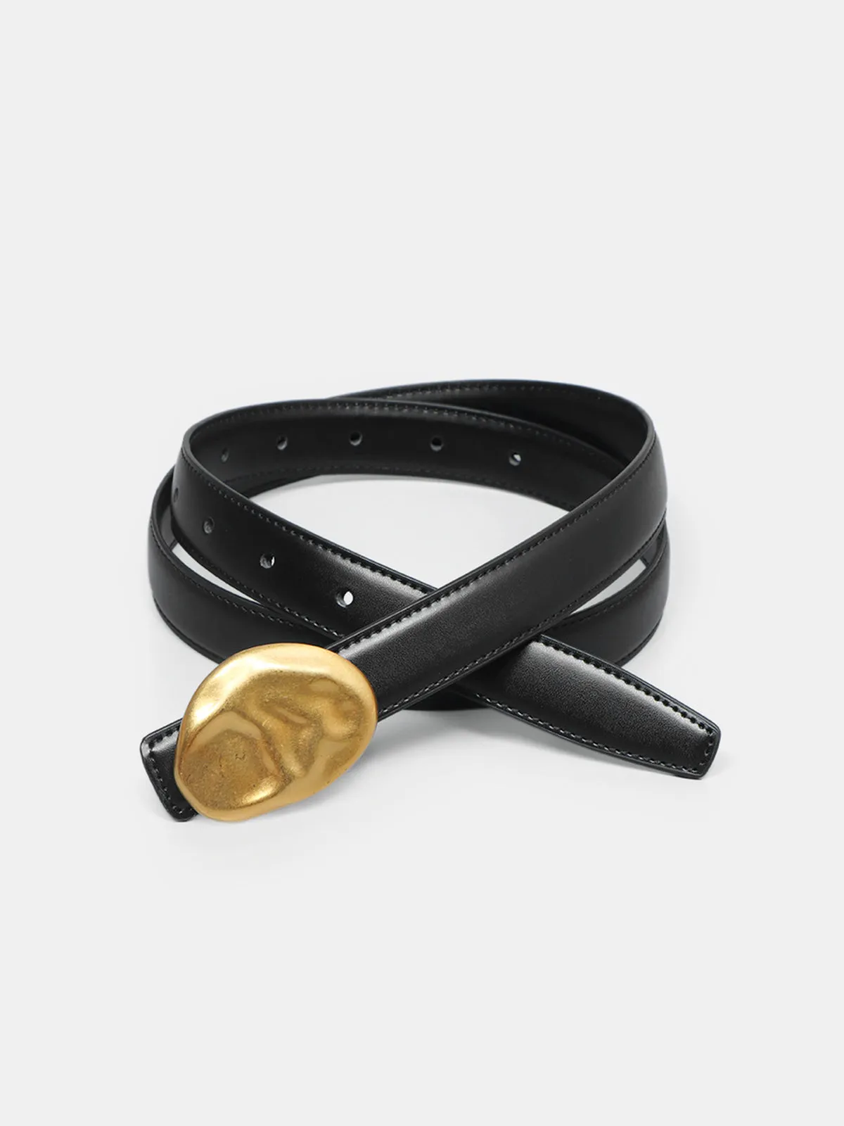 Irregular Buckle Waist Belt sold by COMMENSE